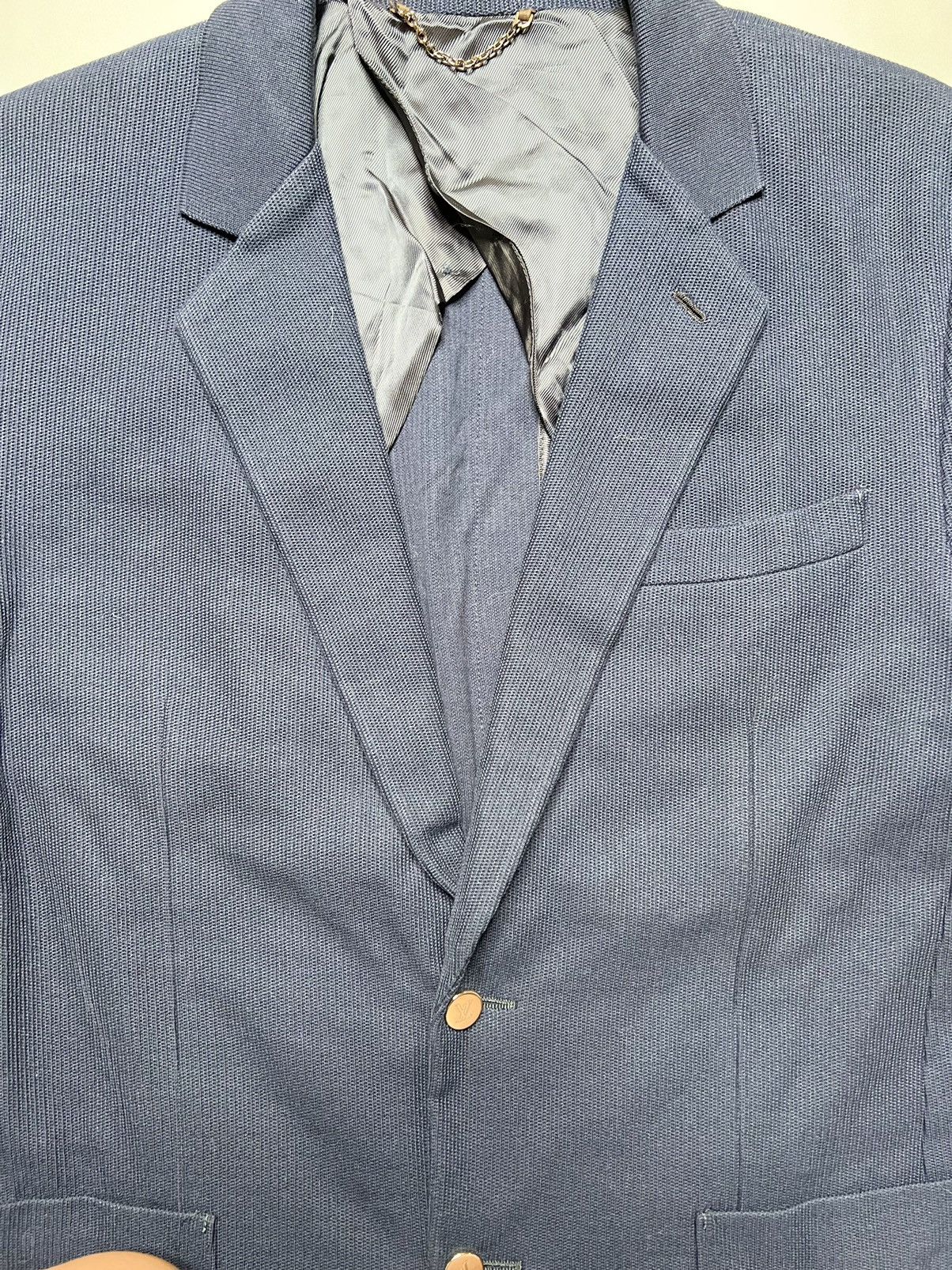 Kim Jones Louis Vuitton Textured cotton 2Buttons blazer Size 50L - 8 Thumbnail