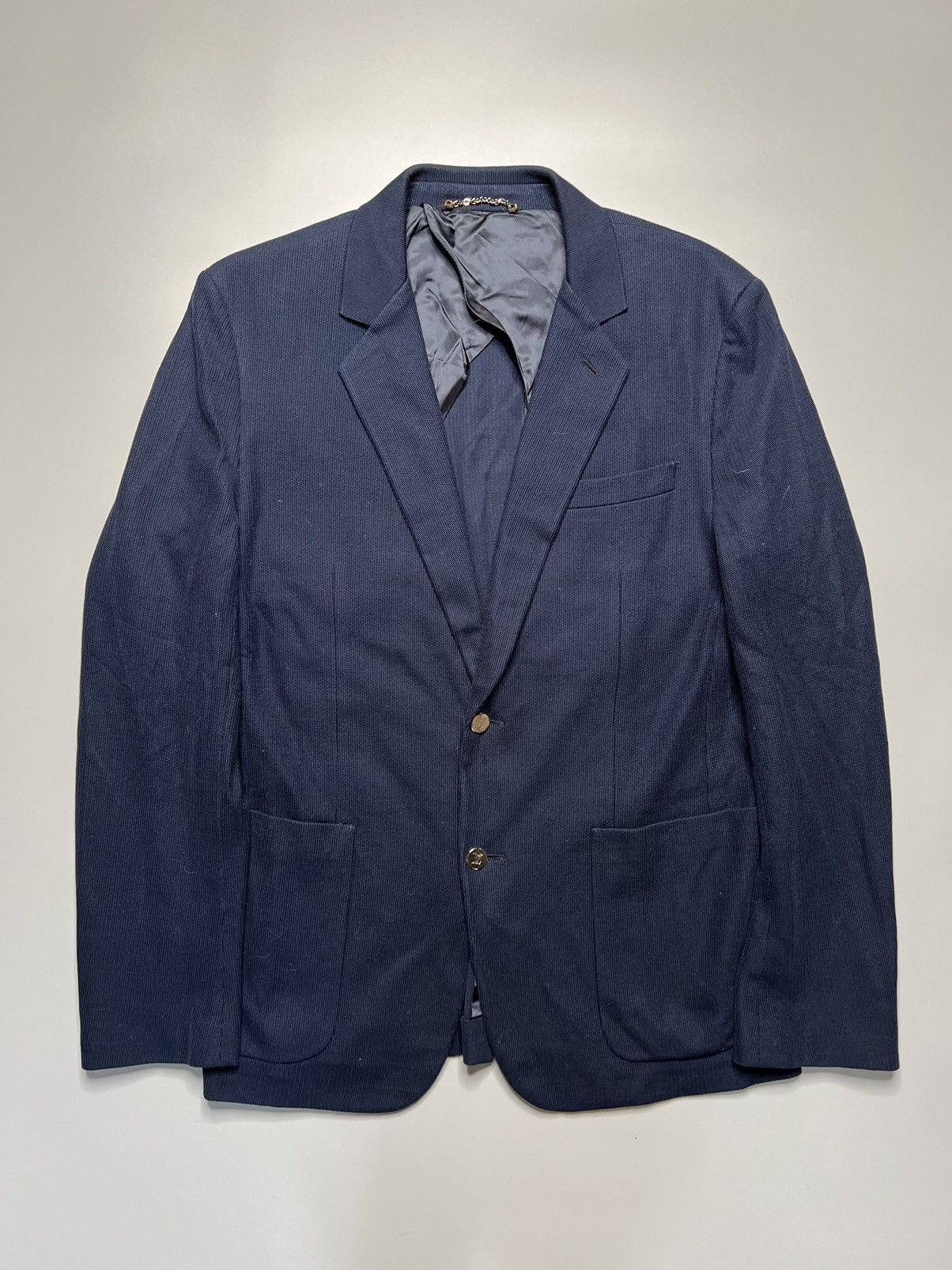 Kim Jones Louis Vuitton Textured cotton 2Buttons blazer Size 50L - 1 Thumbnail