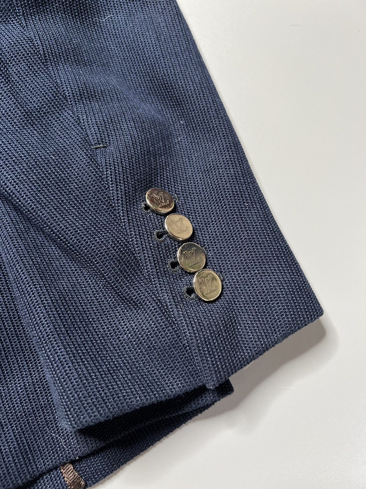 Kim Jones Louis Vuitton Textured cotton 2Buttons blazer Size 50L - 6 Thumbnail
