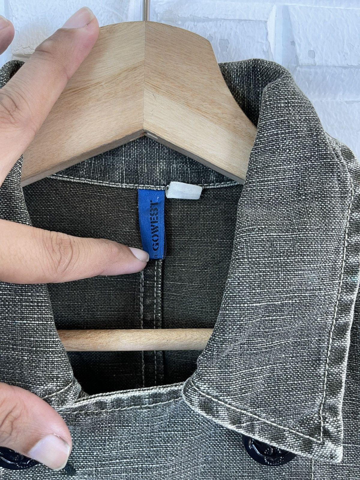 Japanese Brand 90’s Denim GOWEST Chore Worker Military Outdoor Japan Size US M / EU 48-50 / 2 - 4 Thumbnail