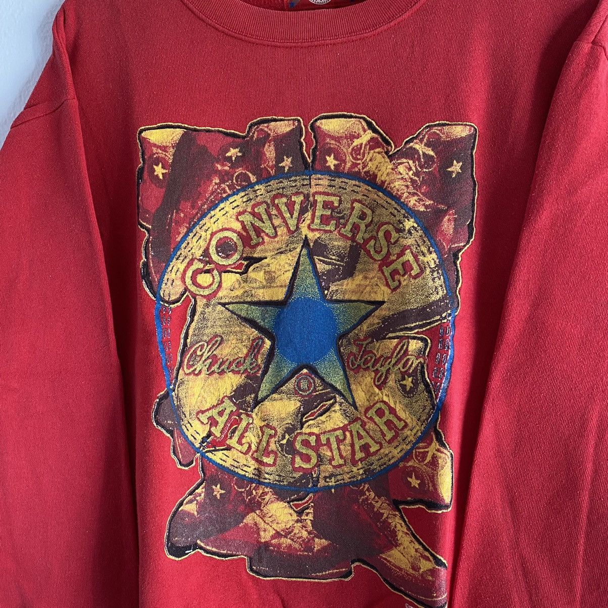 Converse × Vintage vintage 90s converse sweatshirt Size US M / EU 48-50 / 2 - 3 Thumbnail