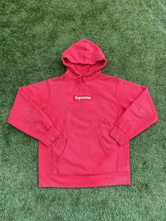 Kaufe Supreme Box Logo Hoodie Burgundy