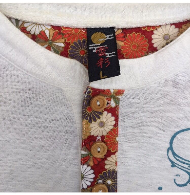 Japanese Brand 💥JAPANESE SUKAJAN OVERPRINT SHIRT Size US M / EU 48-50 / 2 - 5 Thumbnail