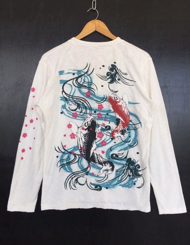 Japanese Brand 💥JAPANESE SUKAJAN OVERPRINT SHIRT Size US M / EU 48-50 / 2 - 1 Thumbnail