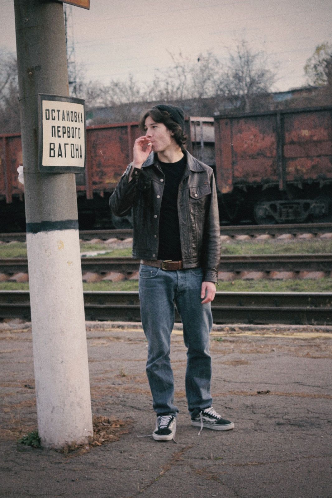 NUDIE JEANS LEATHER SLIM JACKET