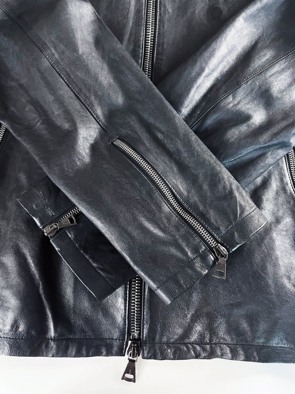 John Varvatos John Varvatos Lambskin Leather Jacket Size US L / EU 52-54 / 3 - 10 Thumbnail