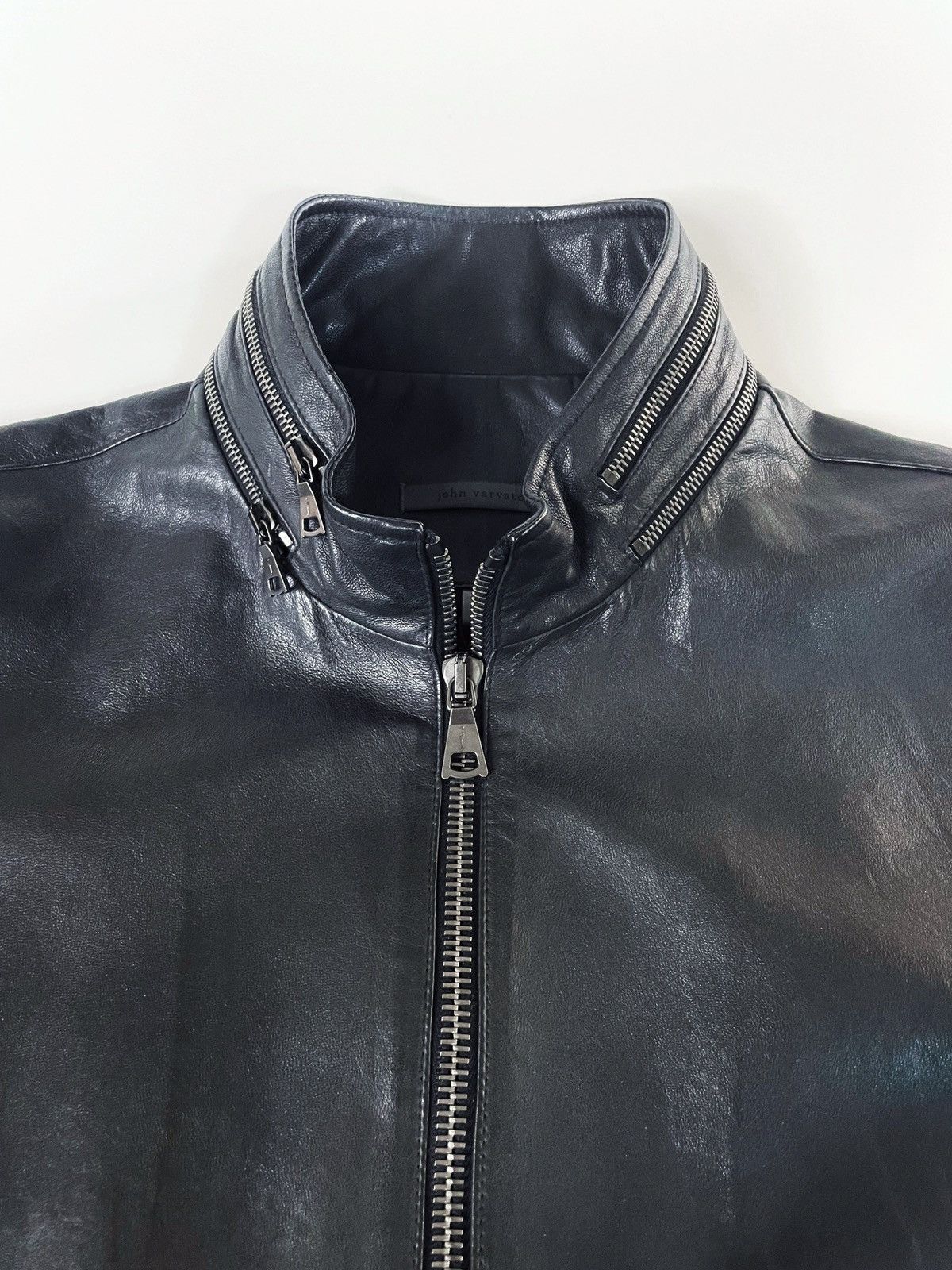 John Varvatos John Varvatos Lambskin Leather Jacket Size US L / EU 52-54 / 3 - 6 Thumbnail