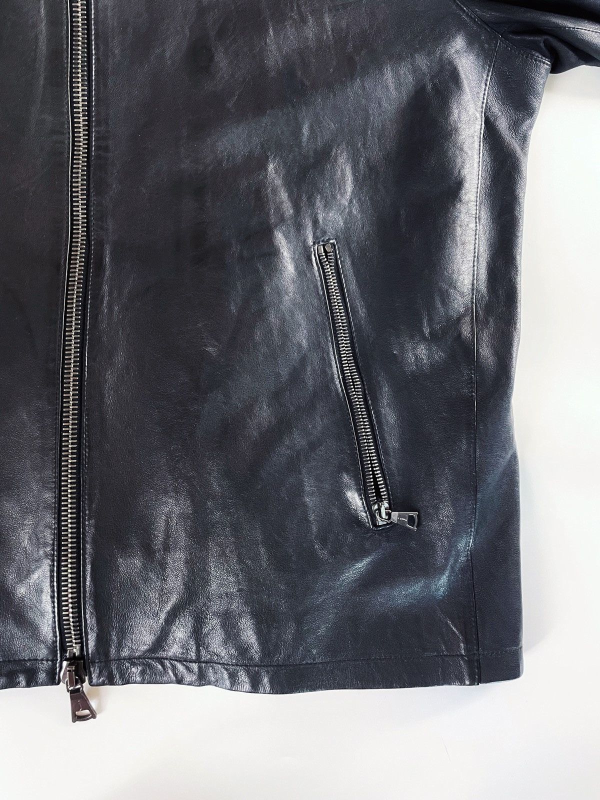 John Varvatos John Varvatos Lambskin Leather Jacket Size US L / EU 52-54 / 3 - 11 Thumbnail