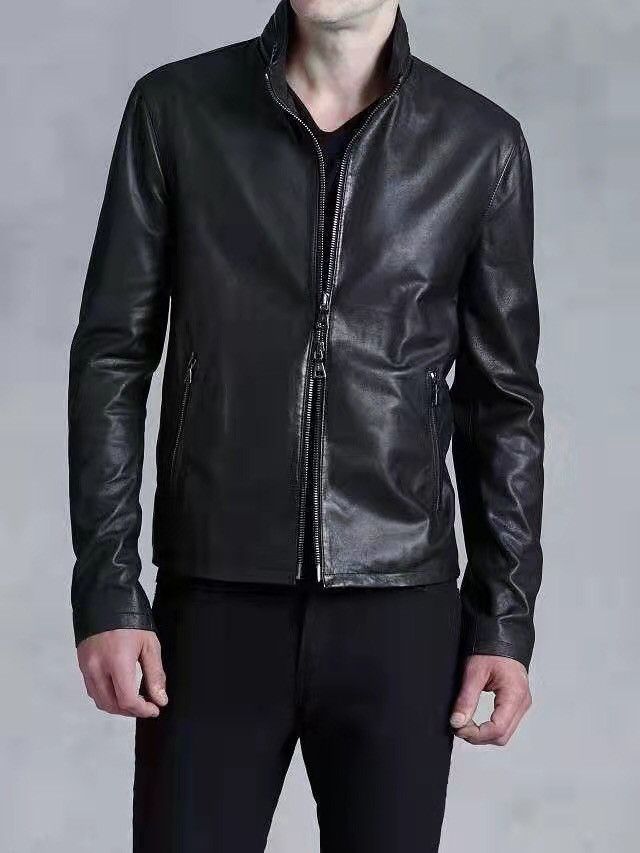John Varvatos John Varvatos Lambskin Leather Jacket Size US L / EU 52-54 / 3 - 2 Thumbnail