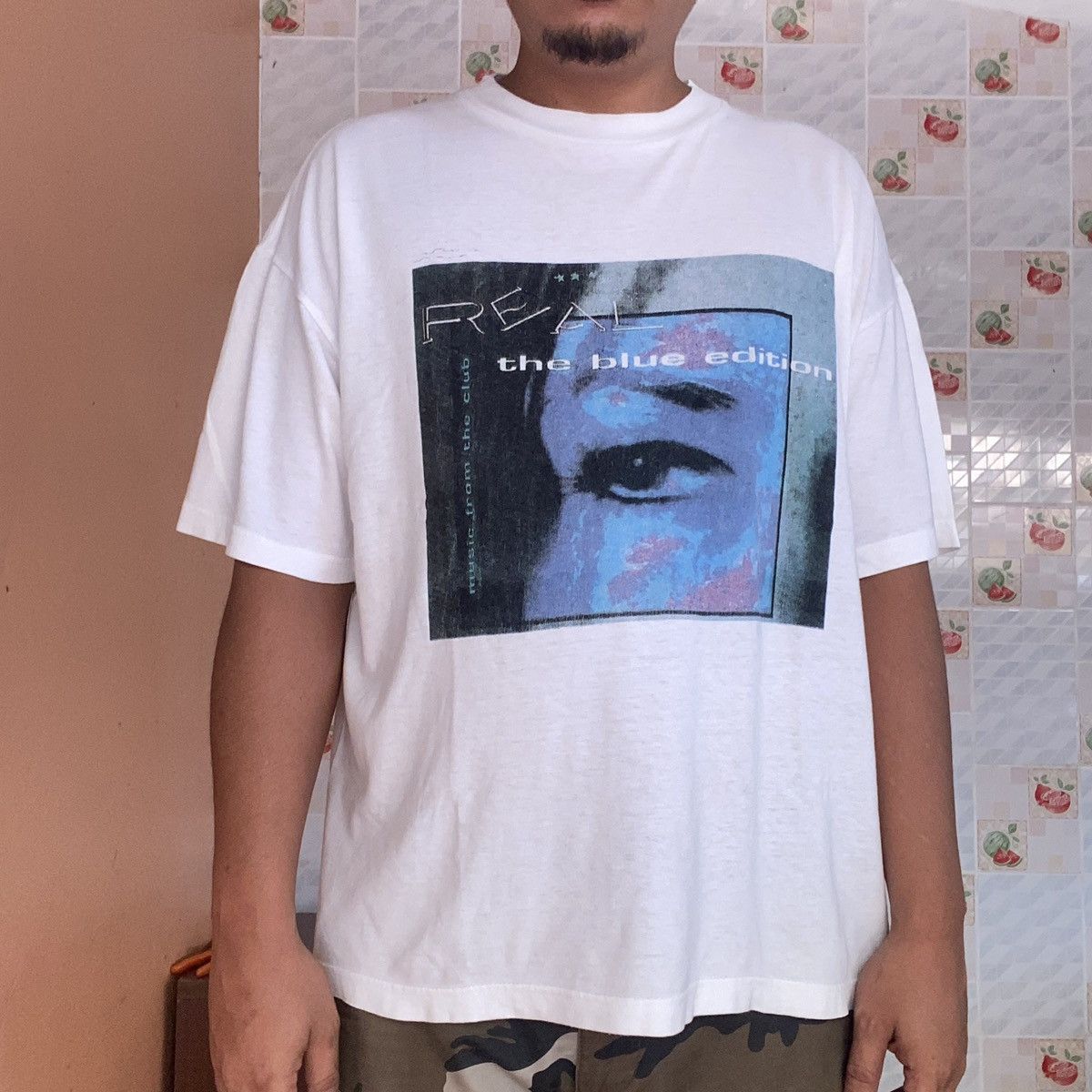 Band Tees × Vintage Rare Vintage 90s Real - Music From The Club - Blue Edition Size US XL / EU 56 / 4 - 1 Thumbnail