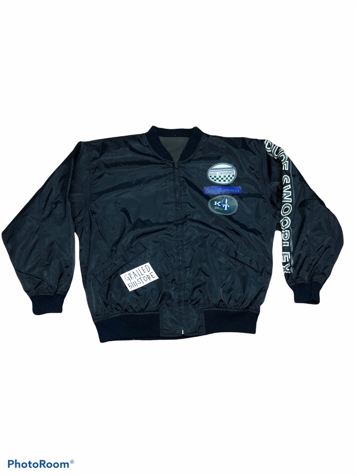 Vintage VTGE DUDE SWOOPLEX REVERSIBLE BOMBER JACKET Size US M / EU 48-50 / 2 - 1 Thumbnail