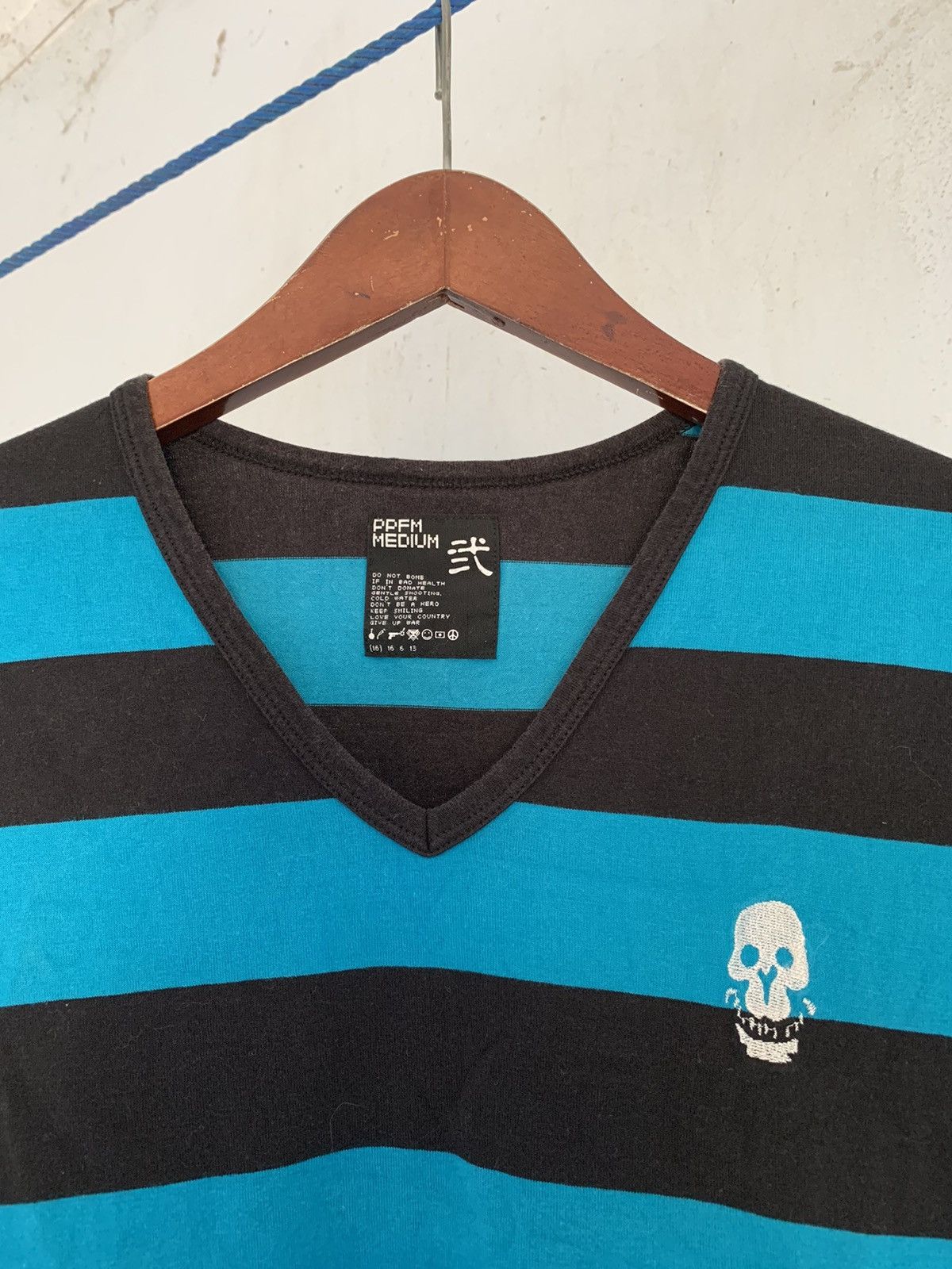 Japanese Brand 💸BINDINGOFFER💸PPFM STRIP REGLAN SKULL Size US M / EU 48-50 / 2 - 2 Thumbnail