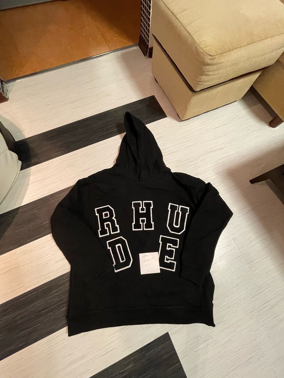 Rhude chenille patch discount hoodie