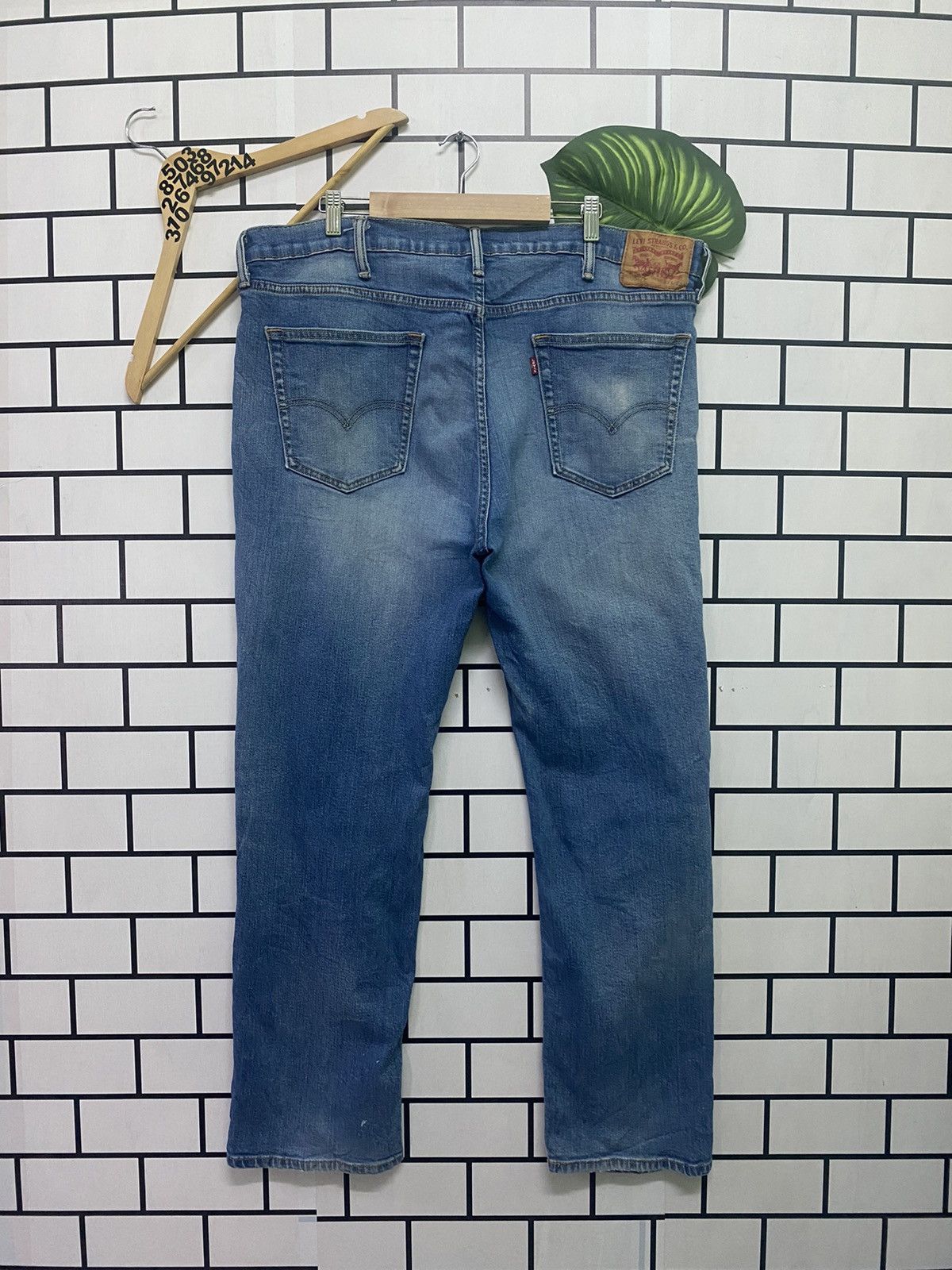 Levi's × Vintage Vintage LEVIS 553 Blue Distressed Denim - L50 Size US 40 / EU 56 - 2 Thumbnail