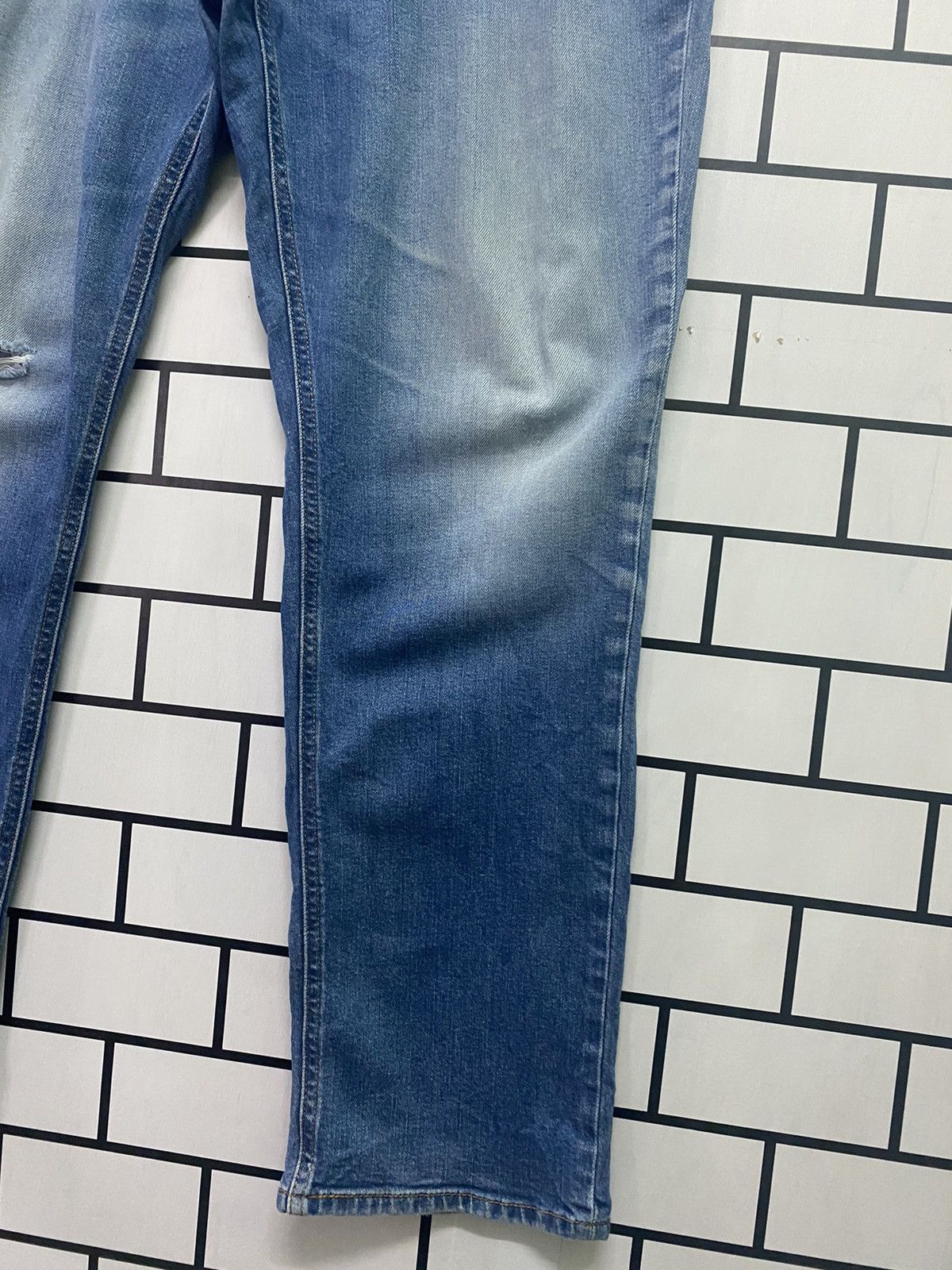 Levi's × Vintage Vintage LEVIS 553 Blue Distressed Denim - L50 Size US 40 / EU 56 - 7 Thumbnail