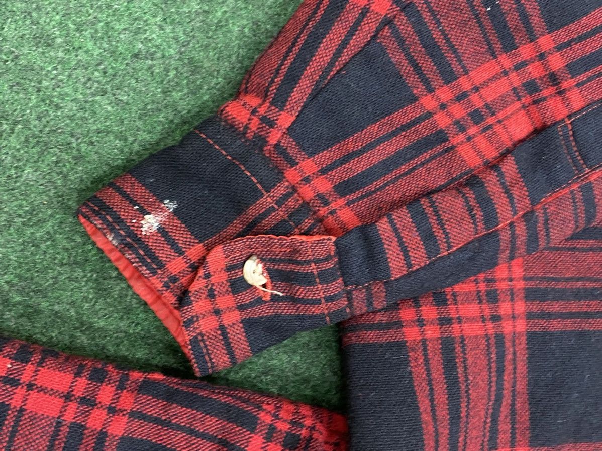 Vintage Vintage 70s Woodland Plaid Flannel Wool Shirt Size US M / EU 48-50 / 2 - 3 Thumbnail