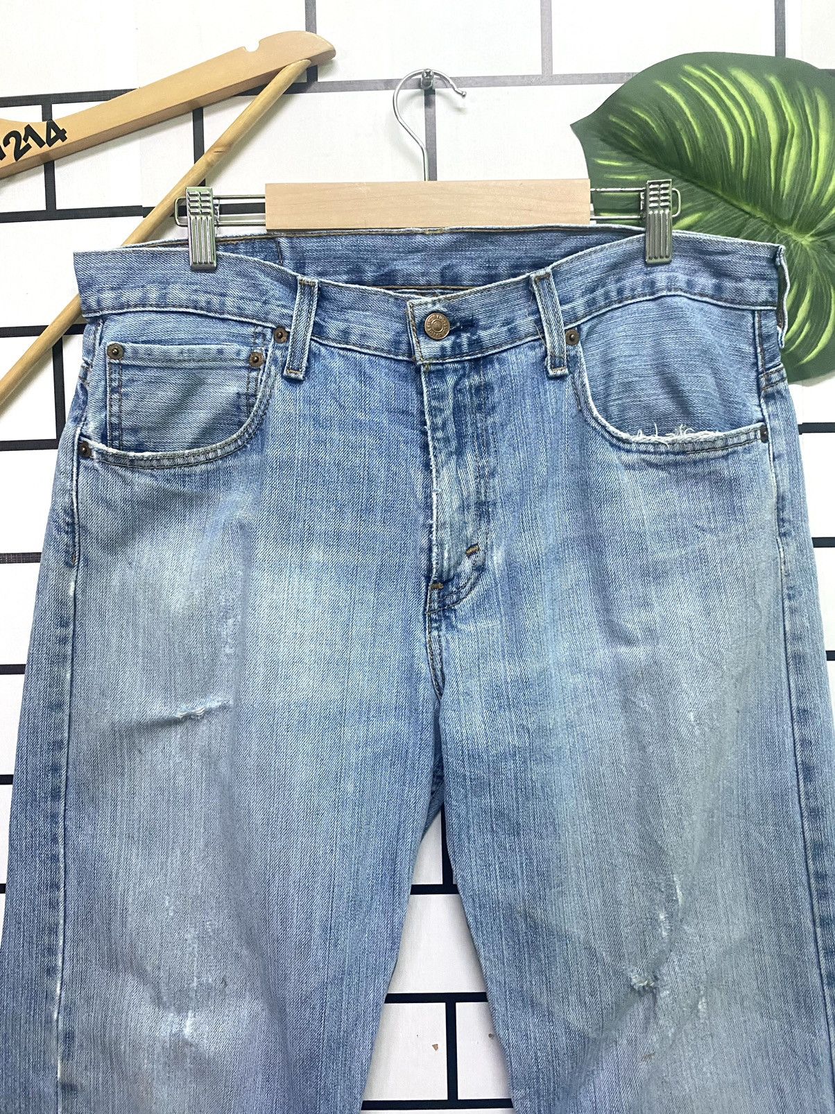 Levi's × Vintage Vintage LEVIS 569 Distressed Denim -L52 Size US 33 - 3 Thumbnail