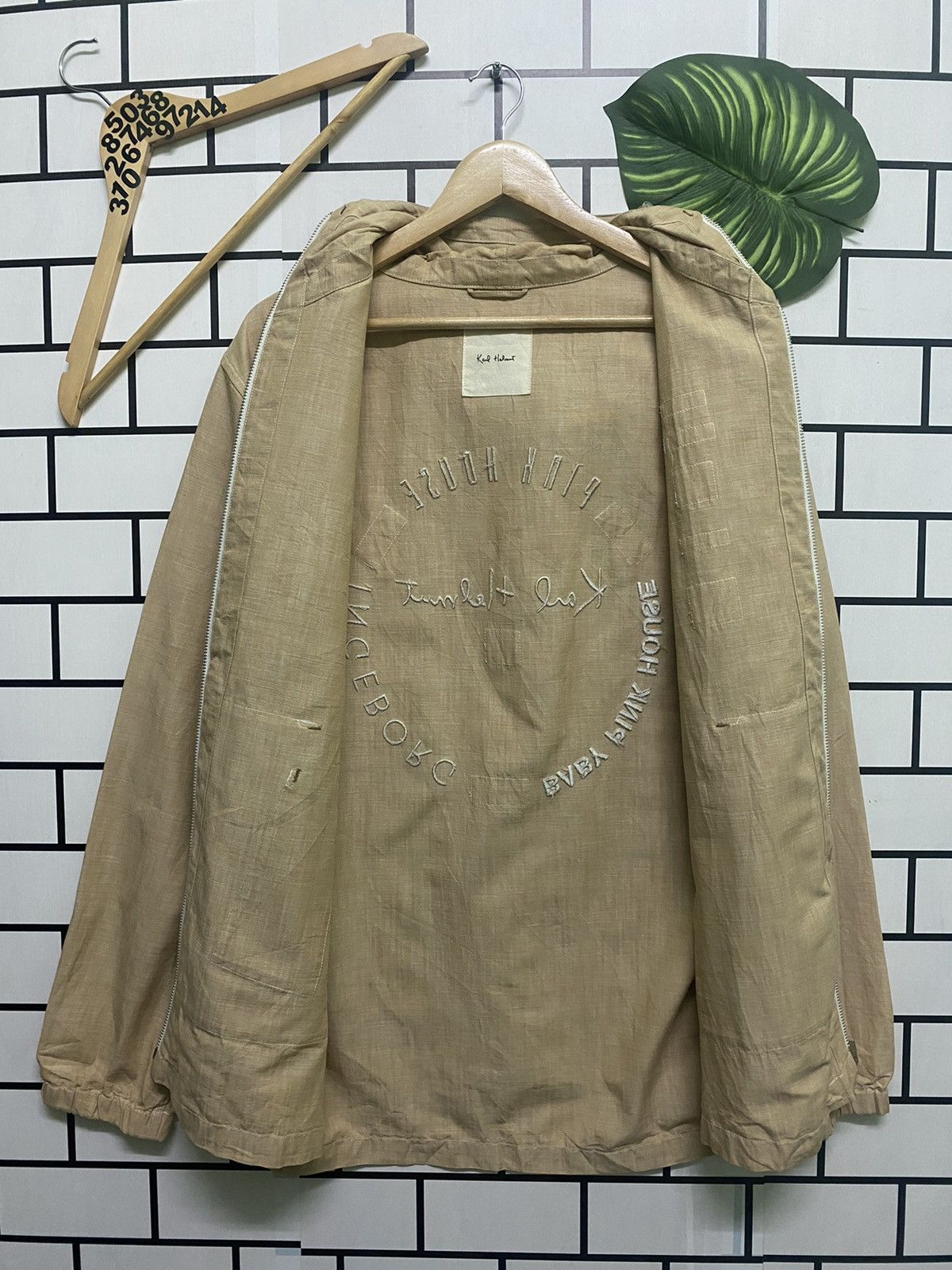 Karl Helmut × Pink House × Vintage KARL HELMUT & PINK HOUSE & INGERBORG Light Jacket Hoodie Size US L / EU 52-54 / 3 - 15 Thumbnail