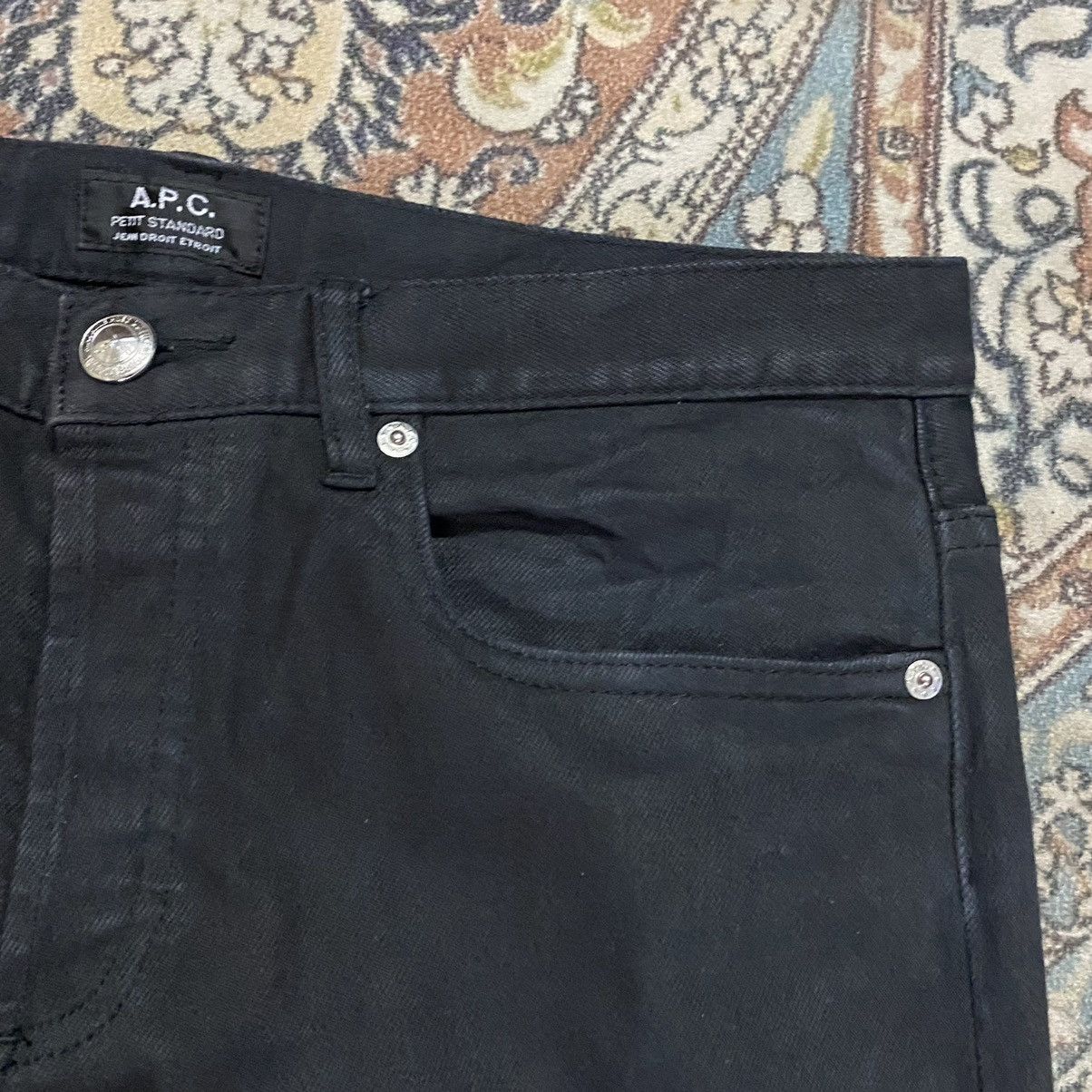 A.P.C. APC Petit Standard Jean Droit Etroid Black Skinny Size US 30 / EU 46 - 7 Thumbnail