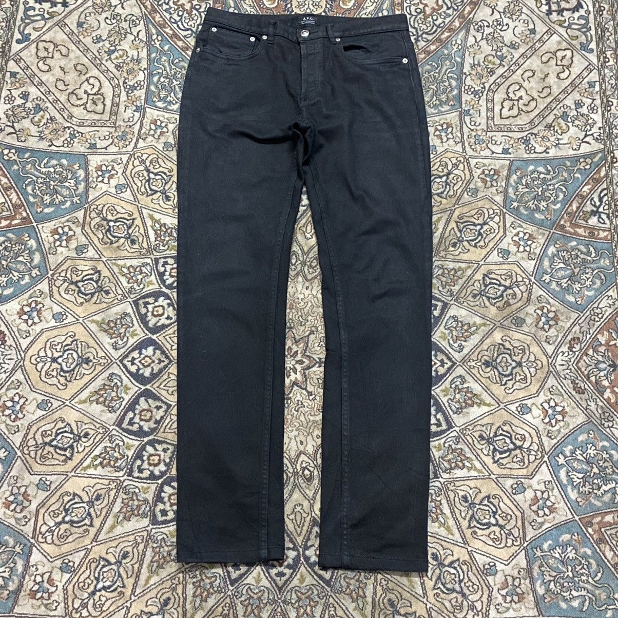 A.P.C. APC Petit Standard Jean Droit Etroid Black Skinny Size US 30 / EU 46 - 3 Thumbnail