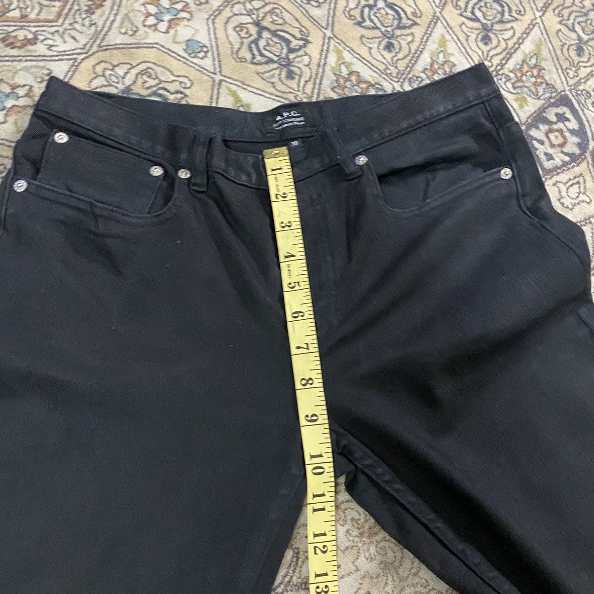 A.P.C. APC Petit Standard Jean Droit Etroid Black Skinny Size US 30 / EU 46 - 21 Thumbnail