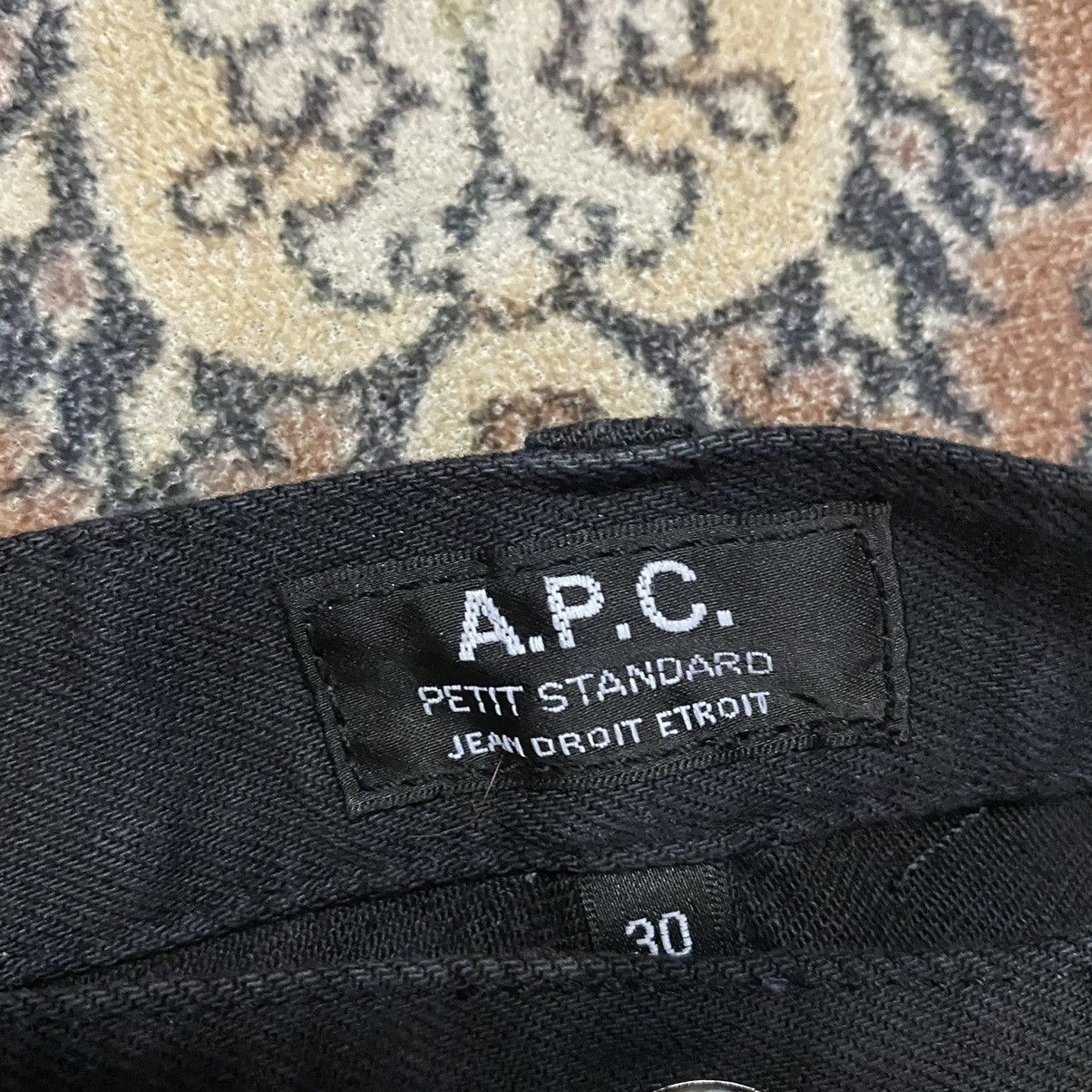 A.P.C. APC Petit Standard Jean Droit Etroid Black Skinny Size US 30 / EU 46 - 22 Thumbnail