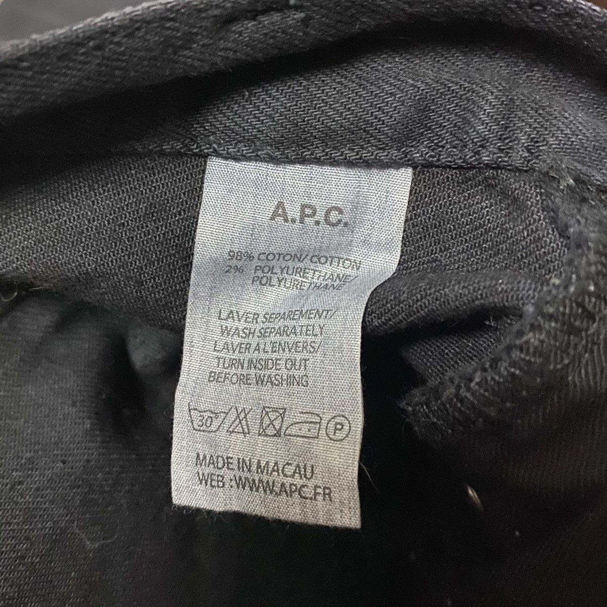A.P.C. APC Petit Standard Jean Droit Etroid Black Skinny Size US 30 / EU 46 - 13 Thumbnail