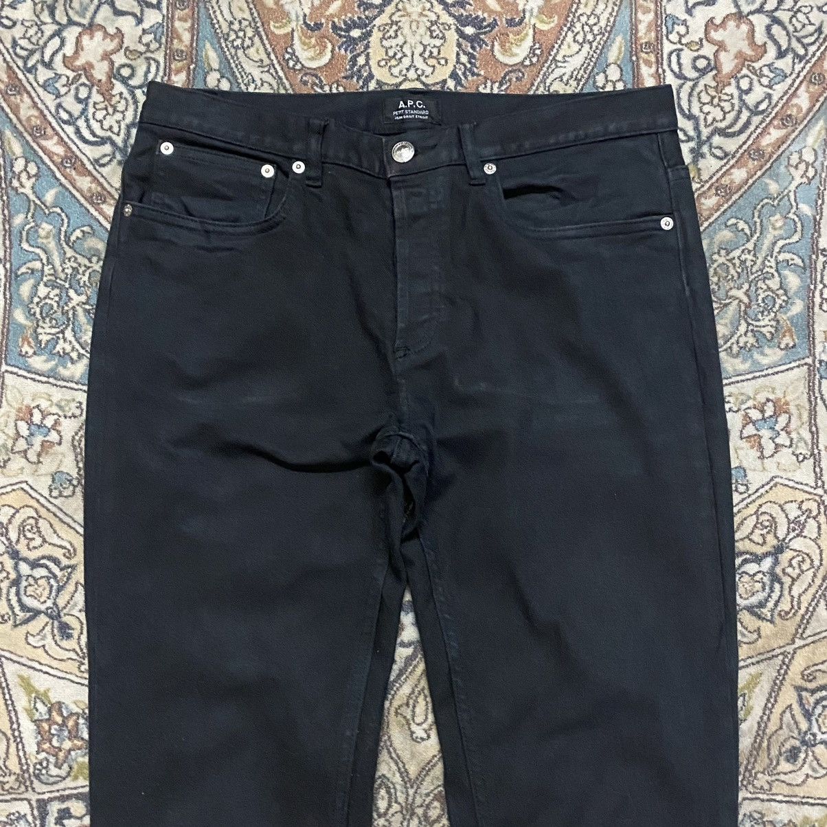 A.P.C. APC Petit Standard Jean Droit Etroid Black Skinny Size US 30 / EU 46 - 4 Thumbnail