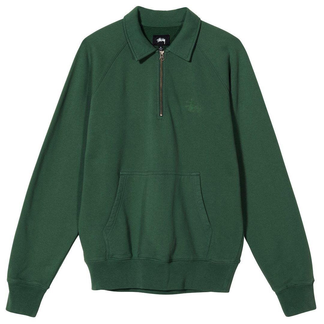 Streetwear × Stussy Stussy Polo Zip Fleece | Grailed