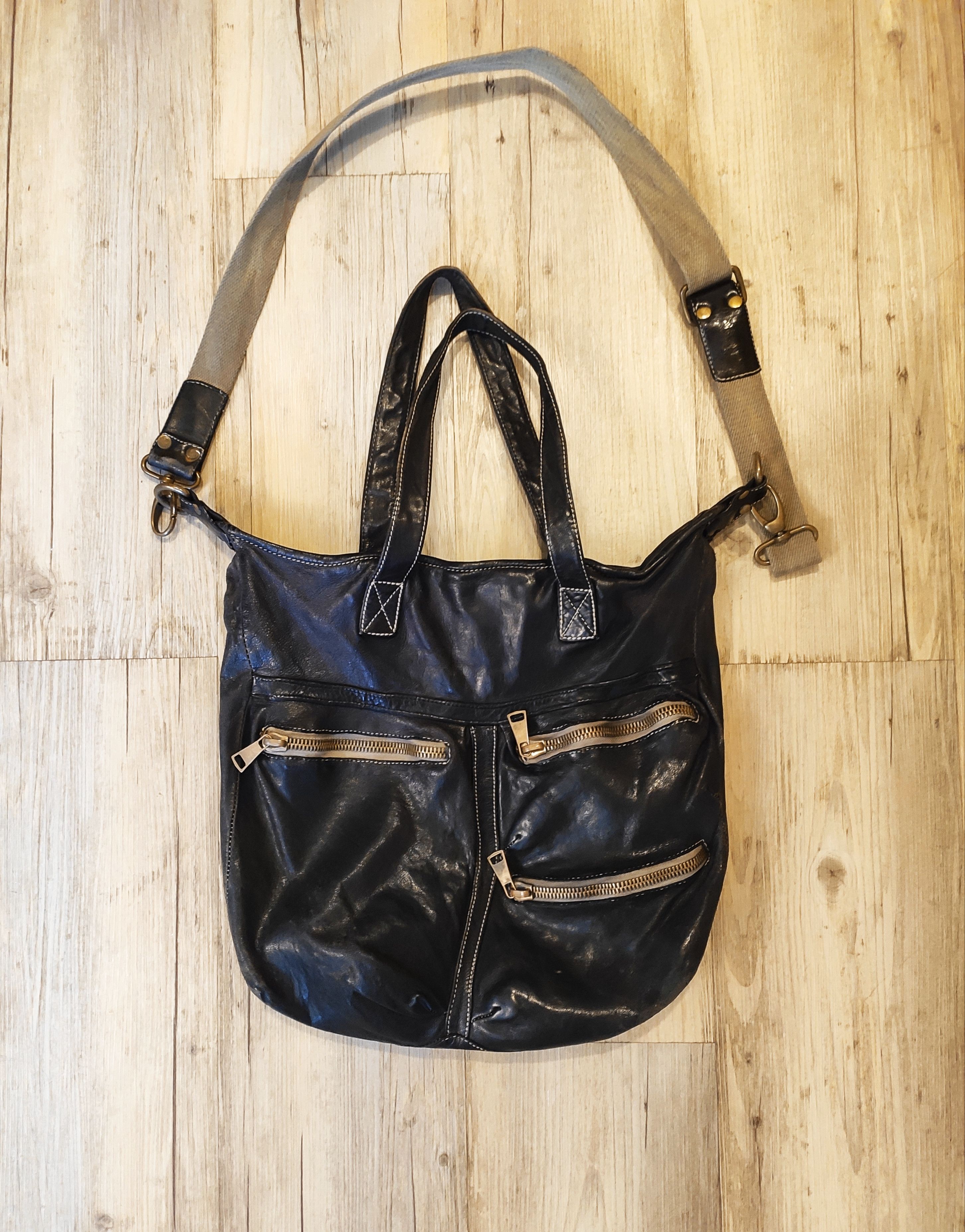Giorgio Brato Giorgio Brato Woven Grey Leather Shoulder Bag | Grailed