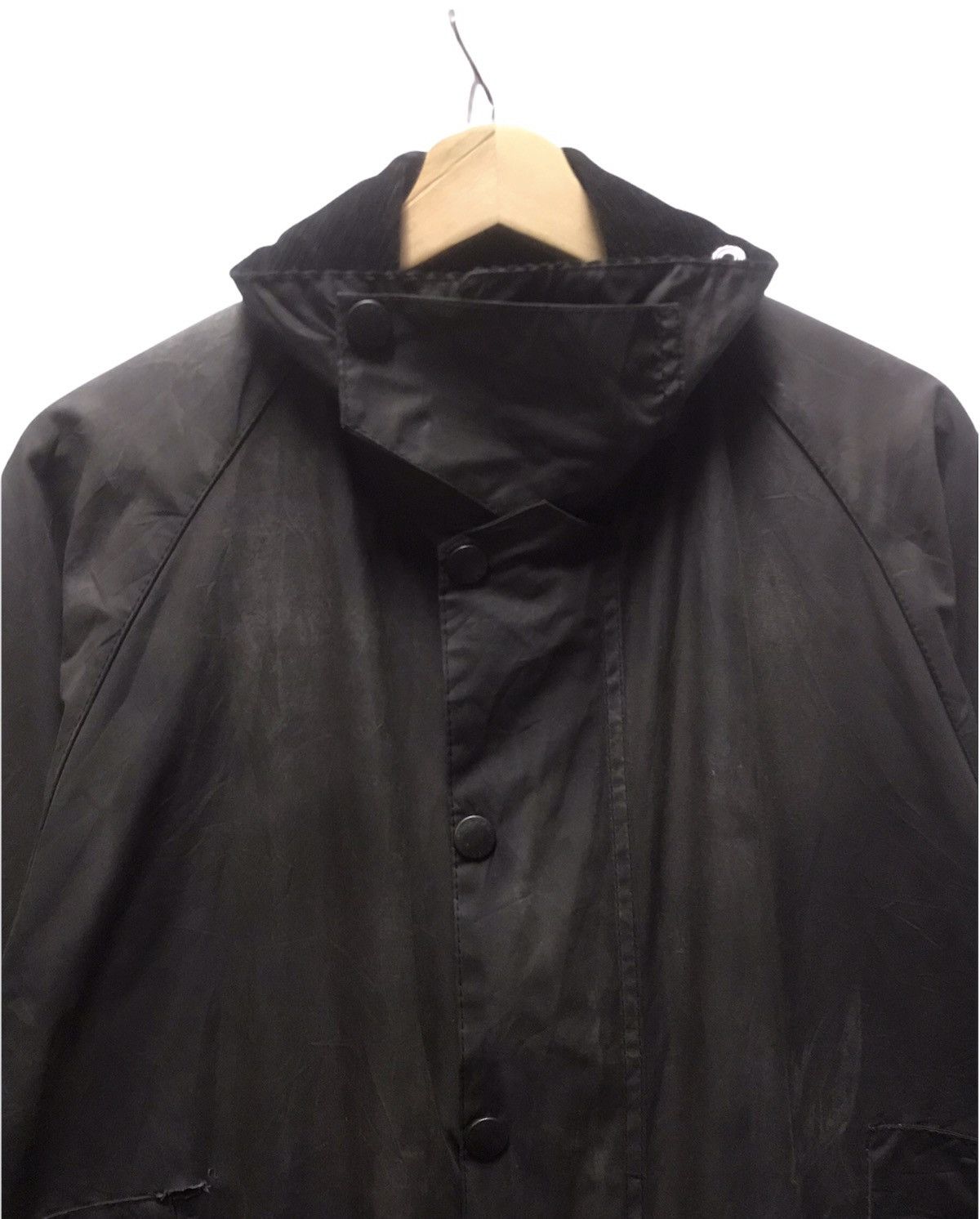 Barbour Barbour Beaufort Waxed Military Green Corduroy Collar Jacket Size US M / EU 48-50 / 2 - 11 Thumbnail