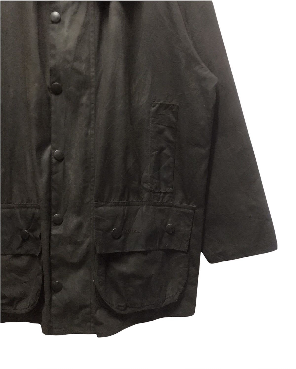 Barbour Barbour Beaufort Waxed Military Green Corduroy Collar Jacket Size US M / EU 48-50 / 2 - 4 Thumbnail