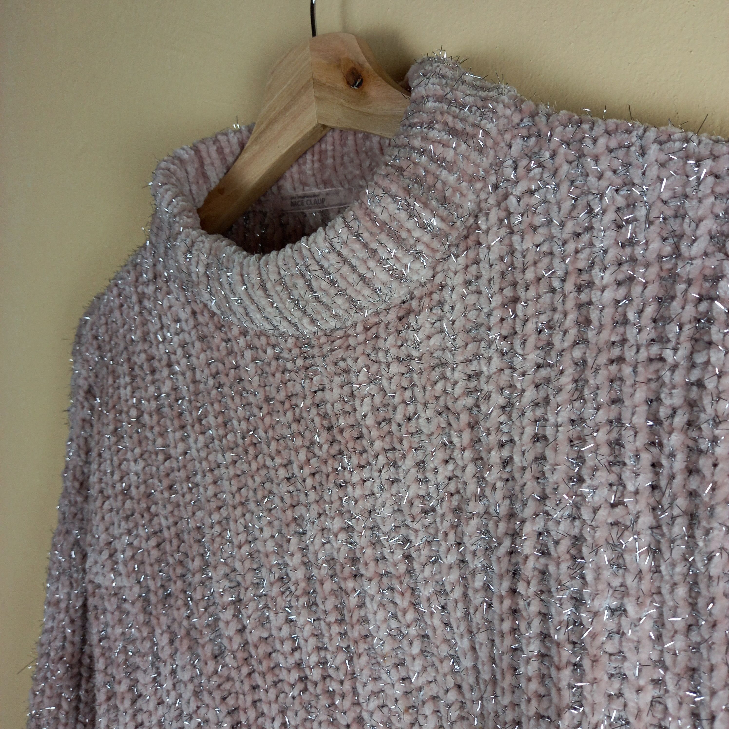 Designer NICE CLAUP :: Drop shoulder knit sweater Size US L / EU 52-54 / 3 - 5 Thumbnail