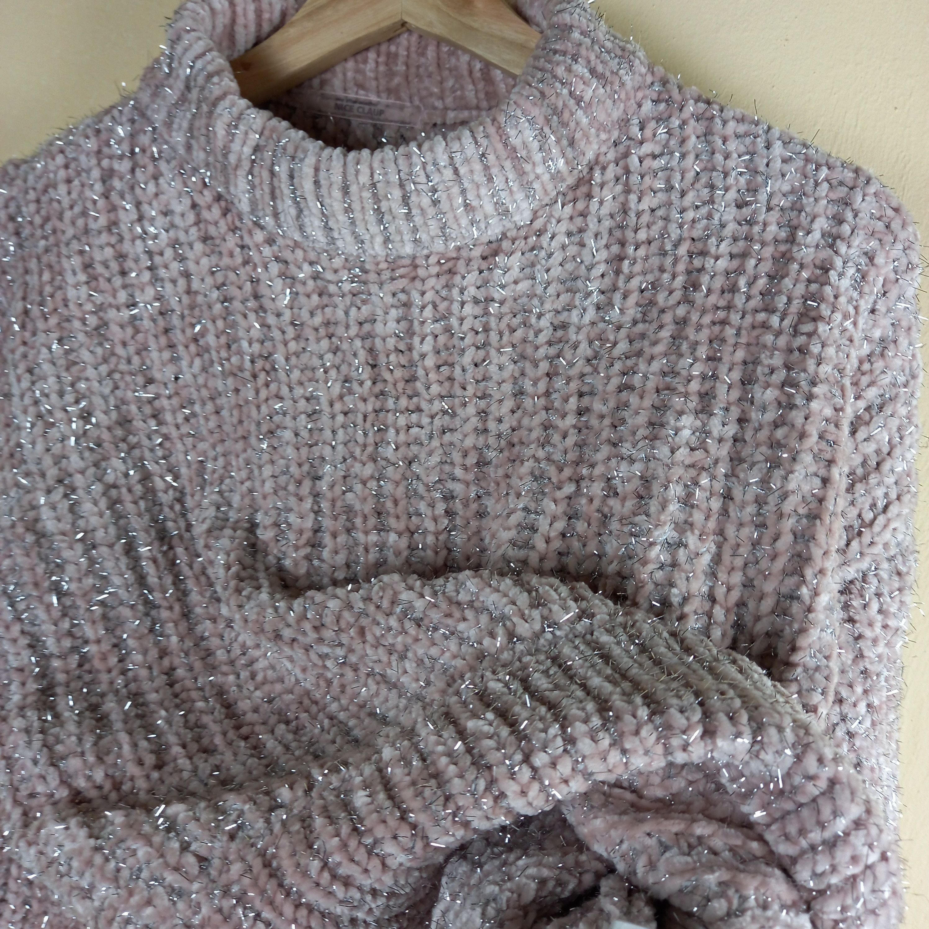 Designer NICE CLAUP :: Drop shoulder knit sweater Size US L / EU 52-54 / 3 - 8 Thumbnail