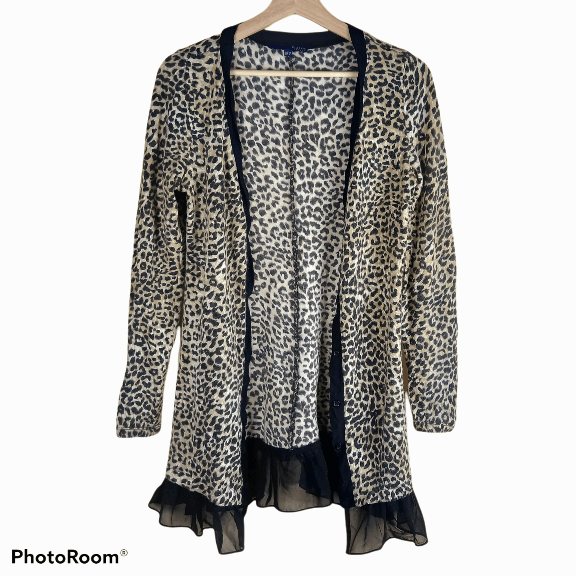 Plastic Island :: Leopard full printed cardigan