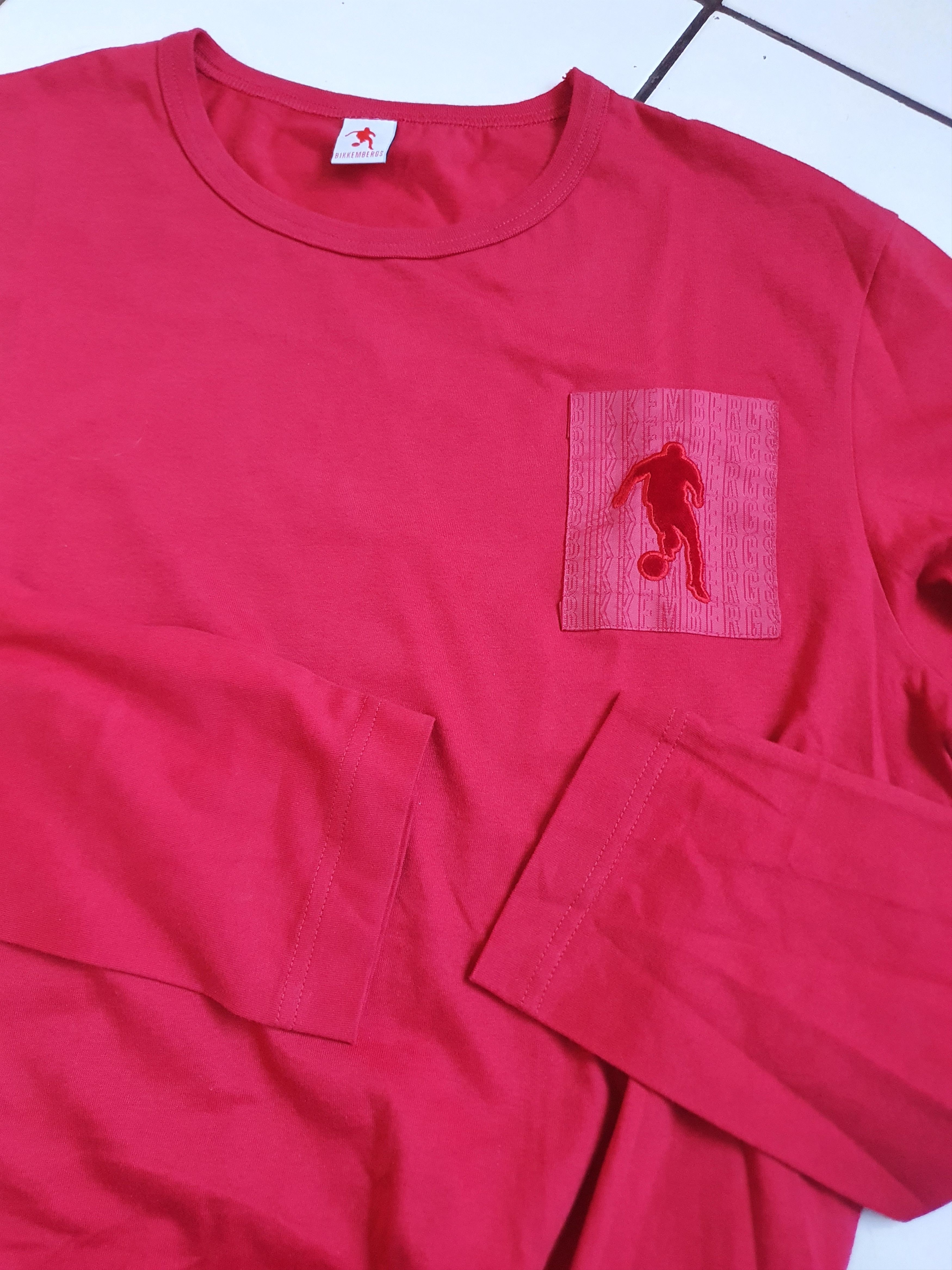 Dirk Bikkembergs Dirk Bikkembergs long sleeve pocket t-shirt,sz XL Size US XL / EU 56 / 4 - 10 Thumbnail