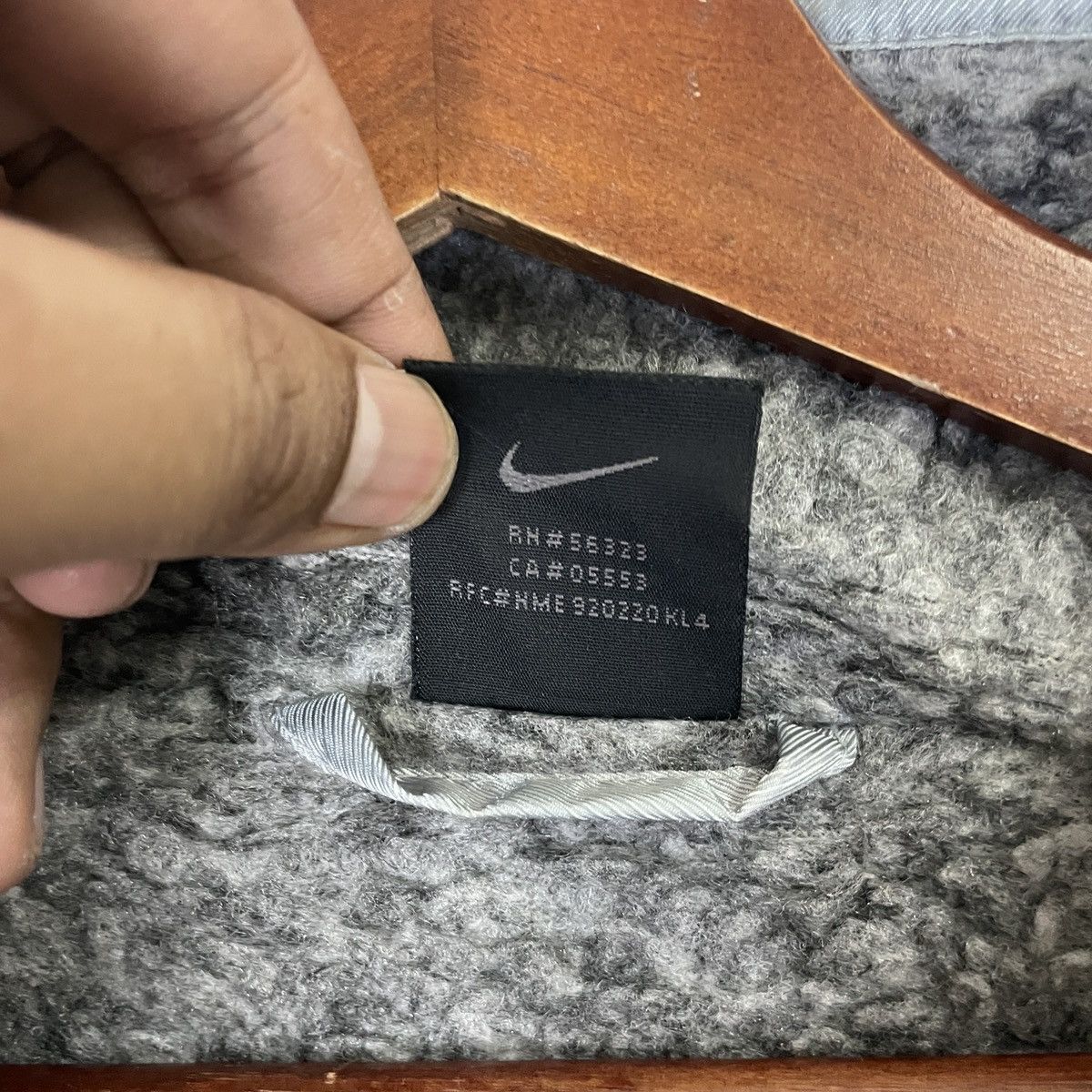 Nike Vintage Nike Big Logo Hoodies Long Jacket Size US XXL / EU 58 / 5 - 7 Thumbnail