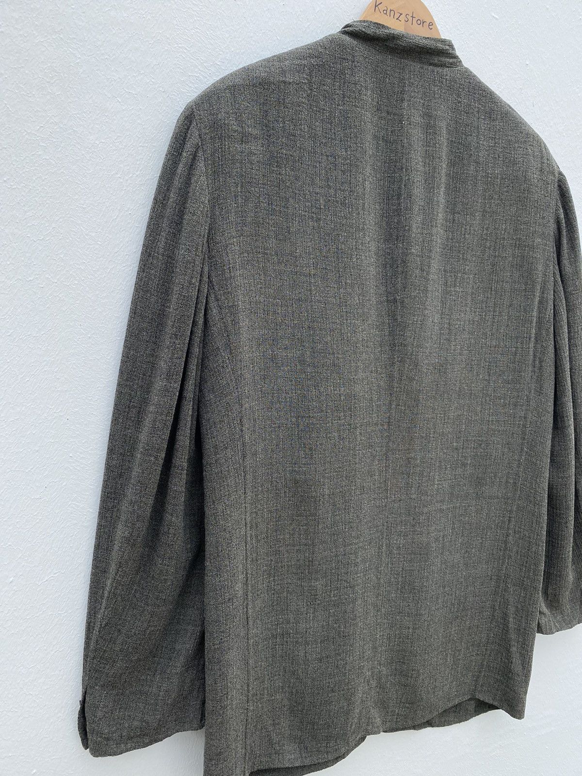 Issey Miyake Archieve🔥 Issey Miyake Herringbone Rayon Jacket Size US M / EU 48-50 / 2 - 11 Thumbnail