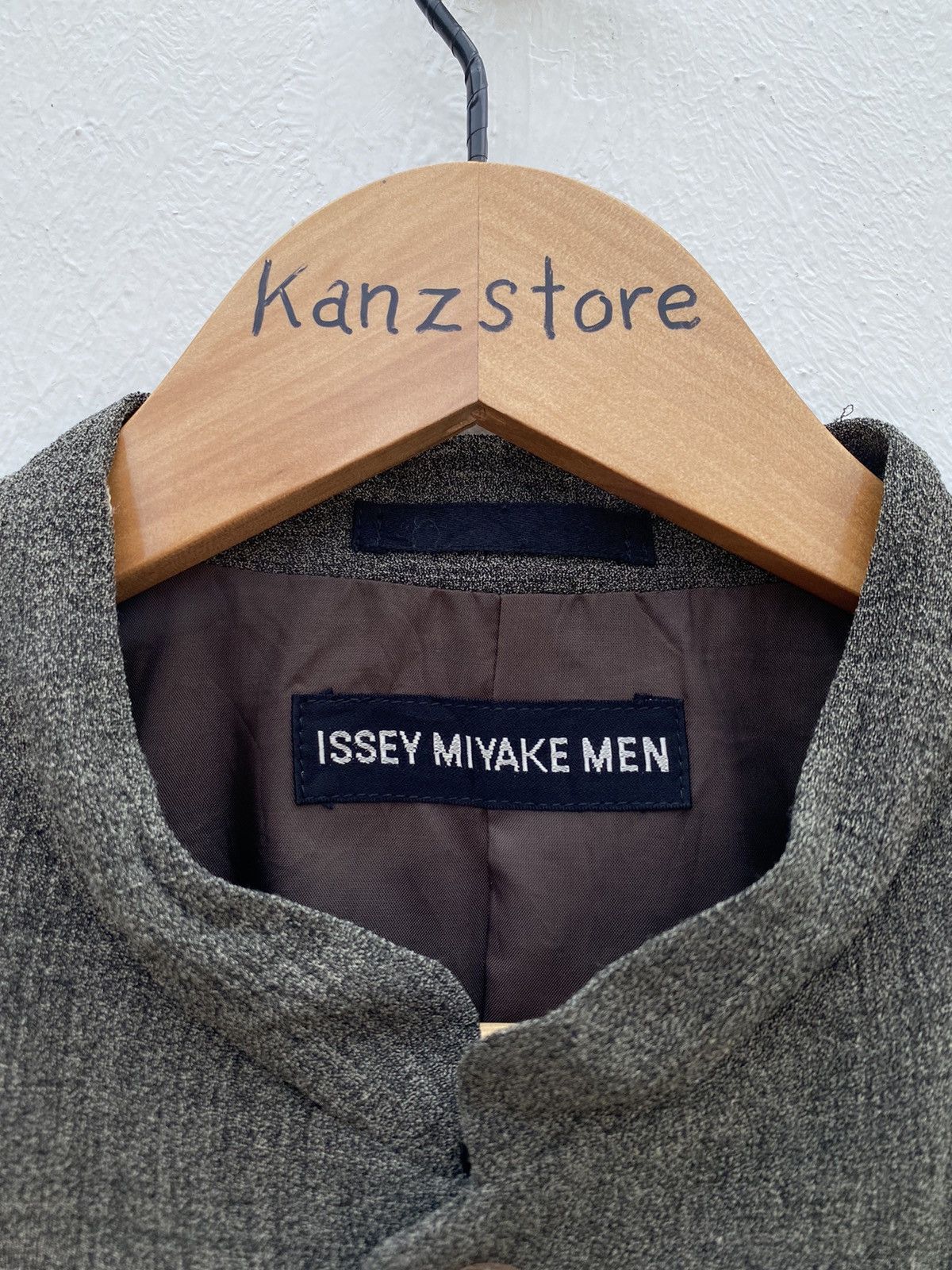 Issey Miyake Archieve🔥 Issey Miyake Herringbone Rayon Jacket Size US M / EU 48-50 / 2 - 3 Thumbnail