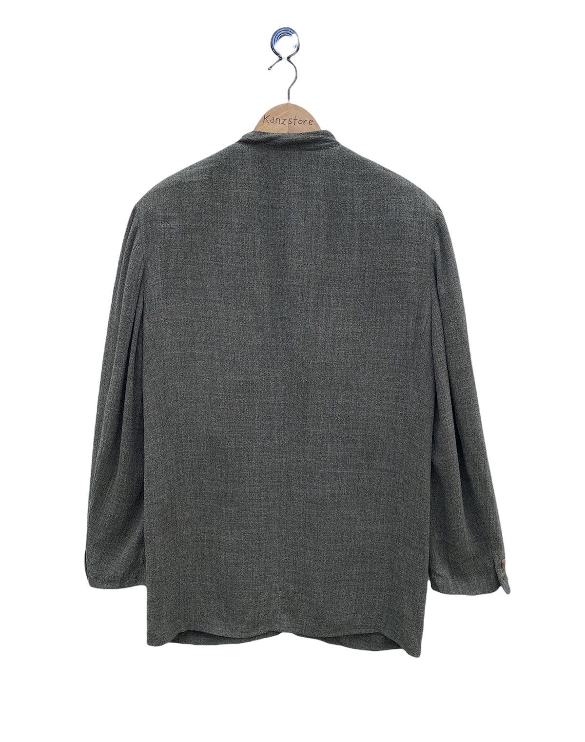Issey Miyake Archieve🔥 Issey Miyake Herringbone Rayon Jacket Size US M / EU 48-50 / 2 - 2 Thumbnail