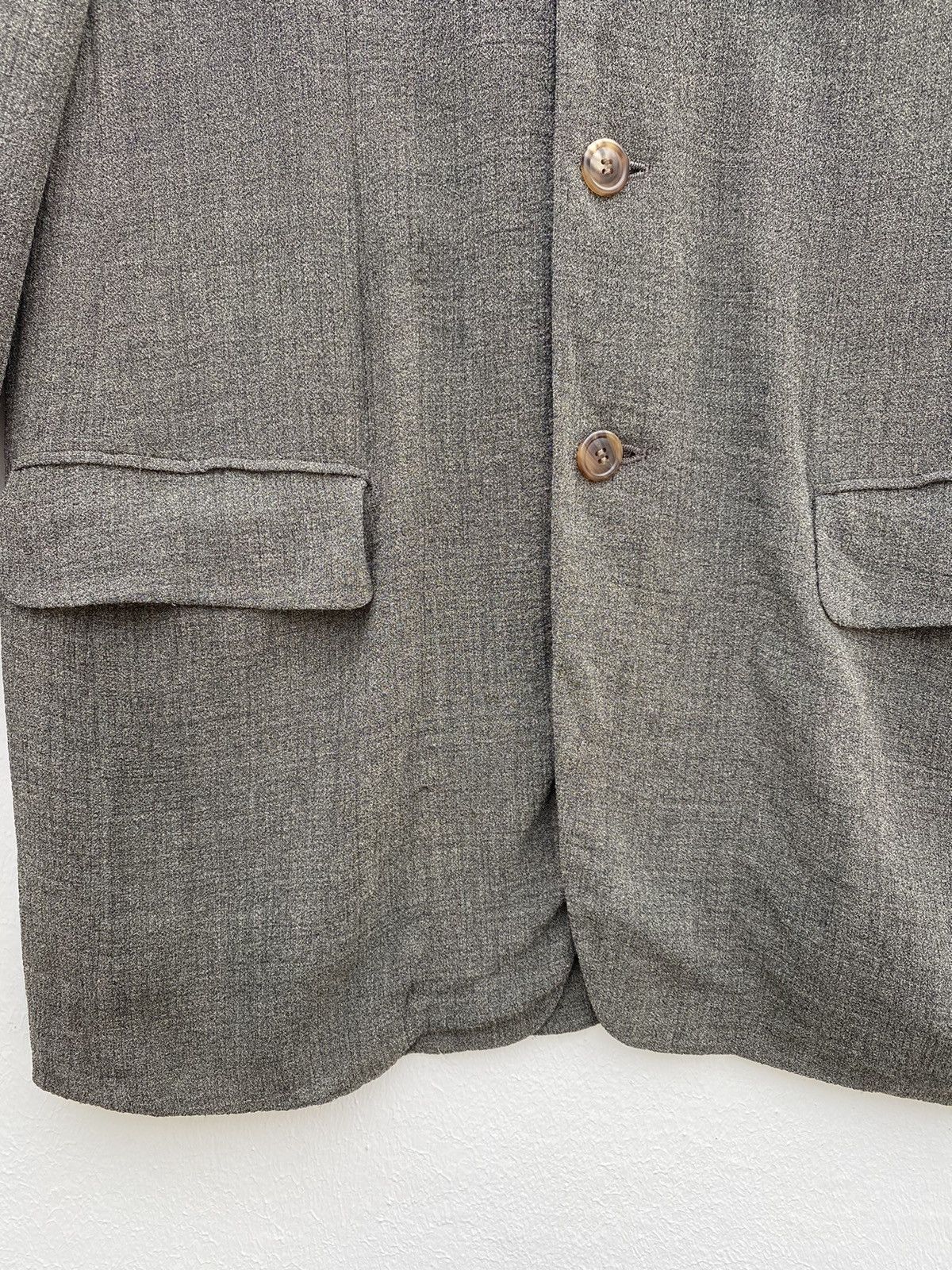 Issey Miyake Archieve🔥 Issey Miyake Herringbone Rayon Jacket Size US M / EU 48-50 / 2 - 9 Thumbnail