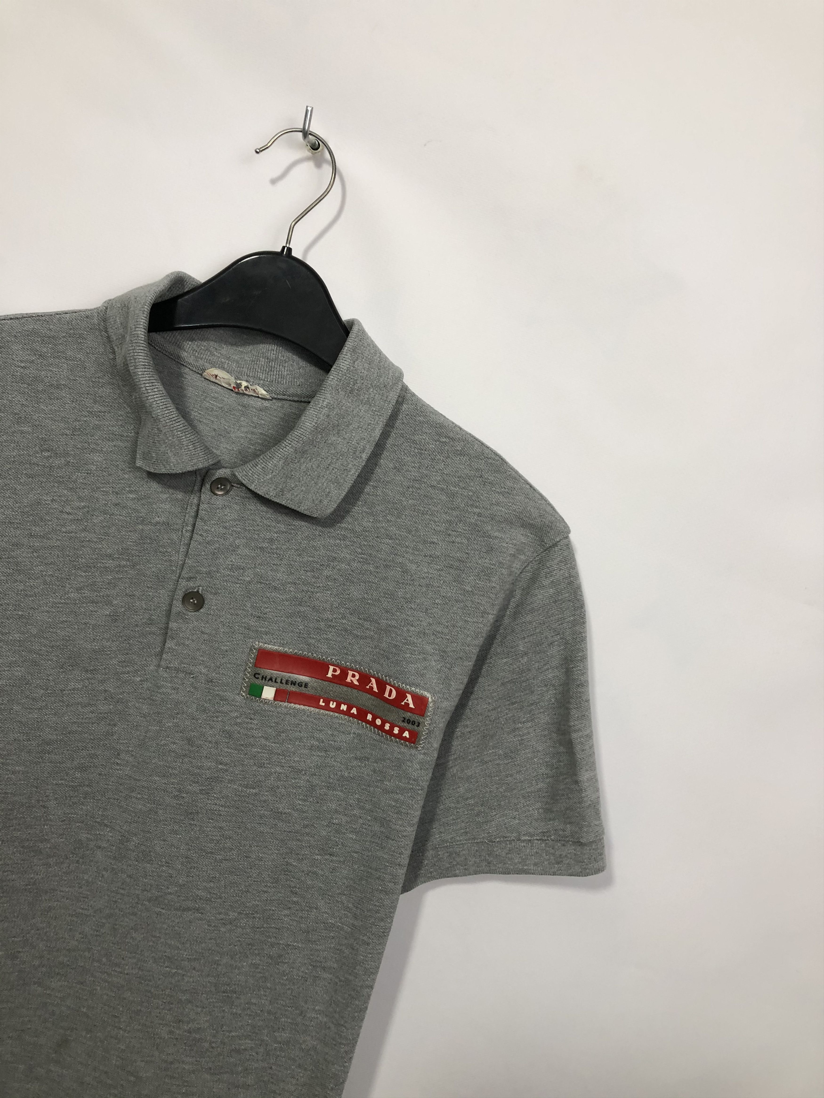 Prada × Vintage Prada Luna Rossa Mens Polo Shirt | Grailed