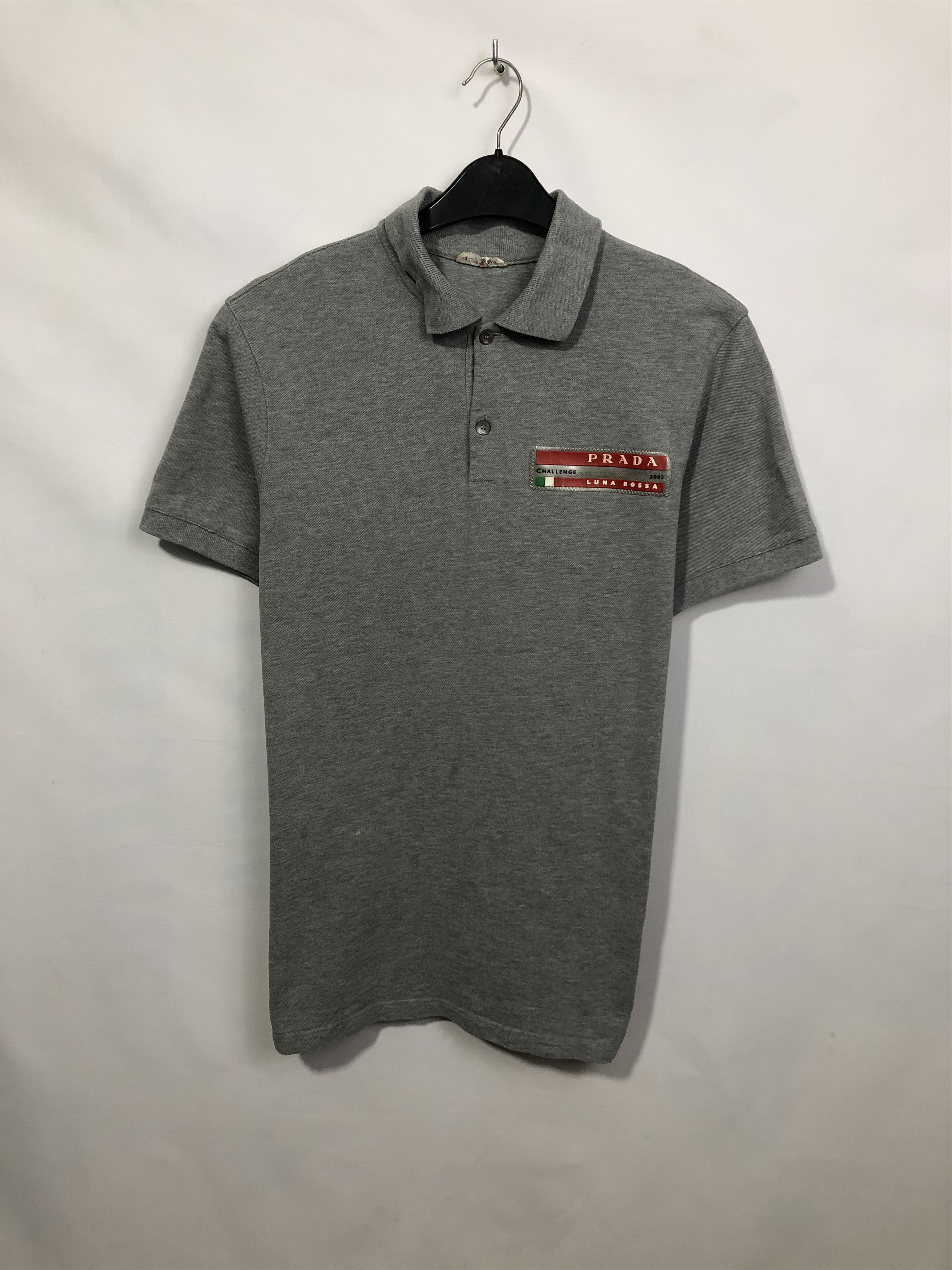 Prada Luna Rossa Polo Shirt Y2k size XL | eBay