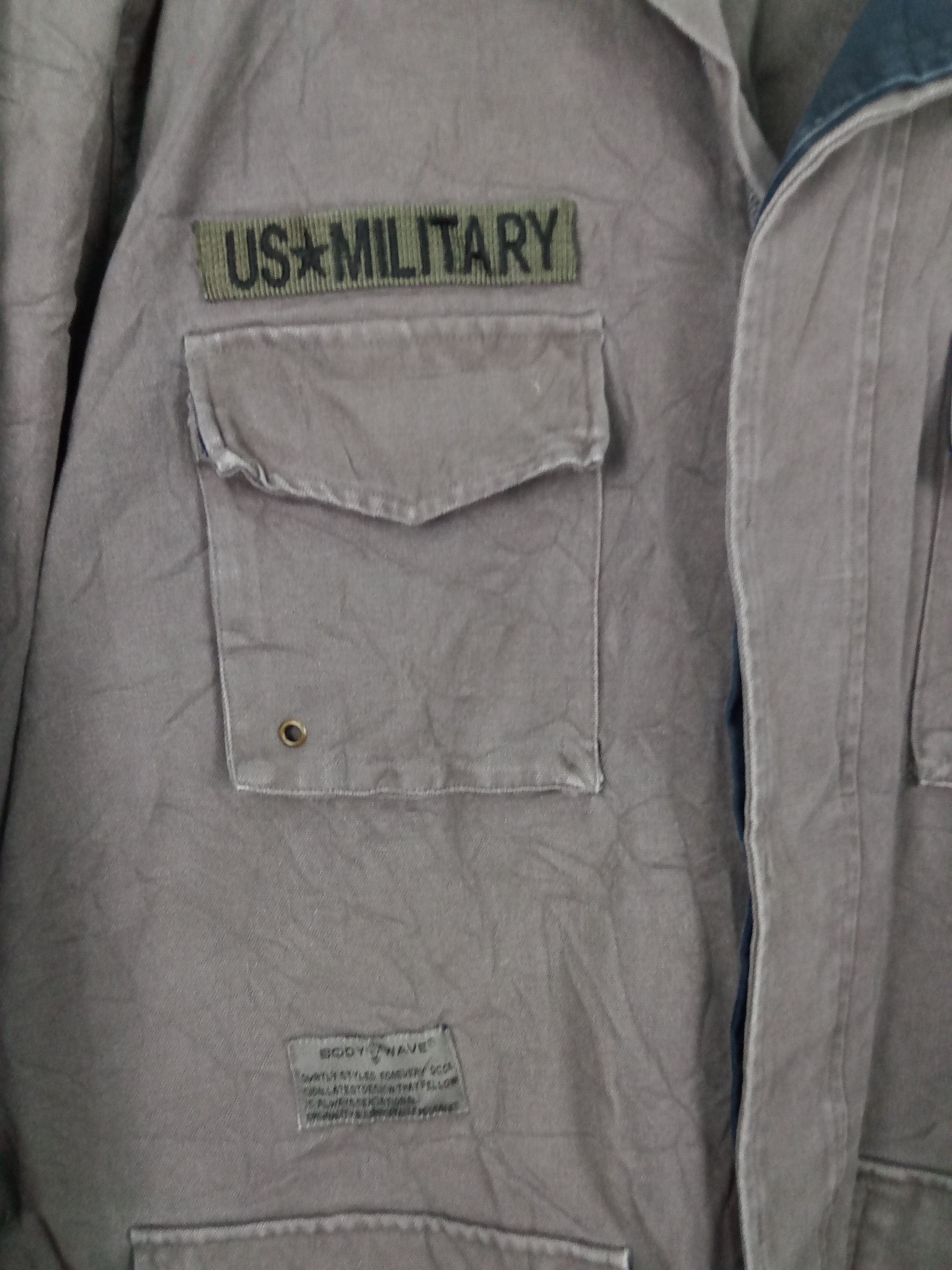 Japanese Brand Body Wave x Us Military Khakis Jacket Size US L / EU 52-54 / 3 - 4 Thumbnail