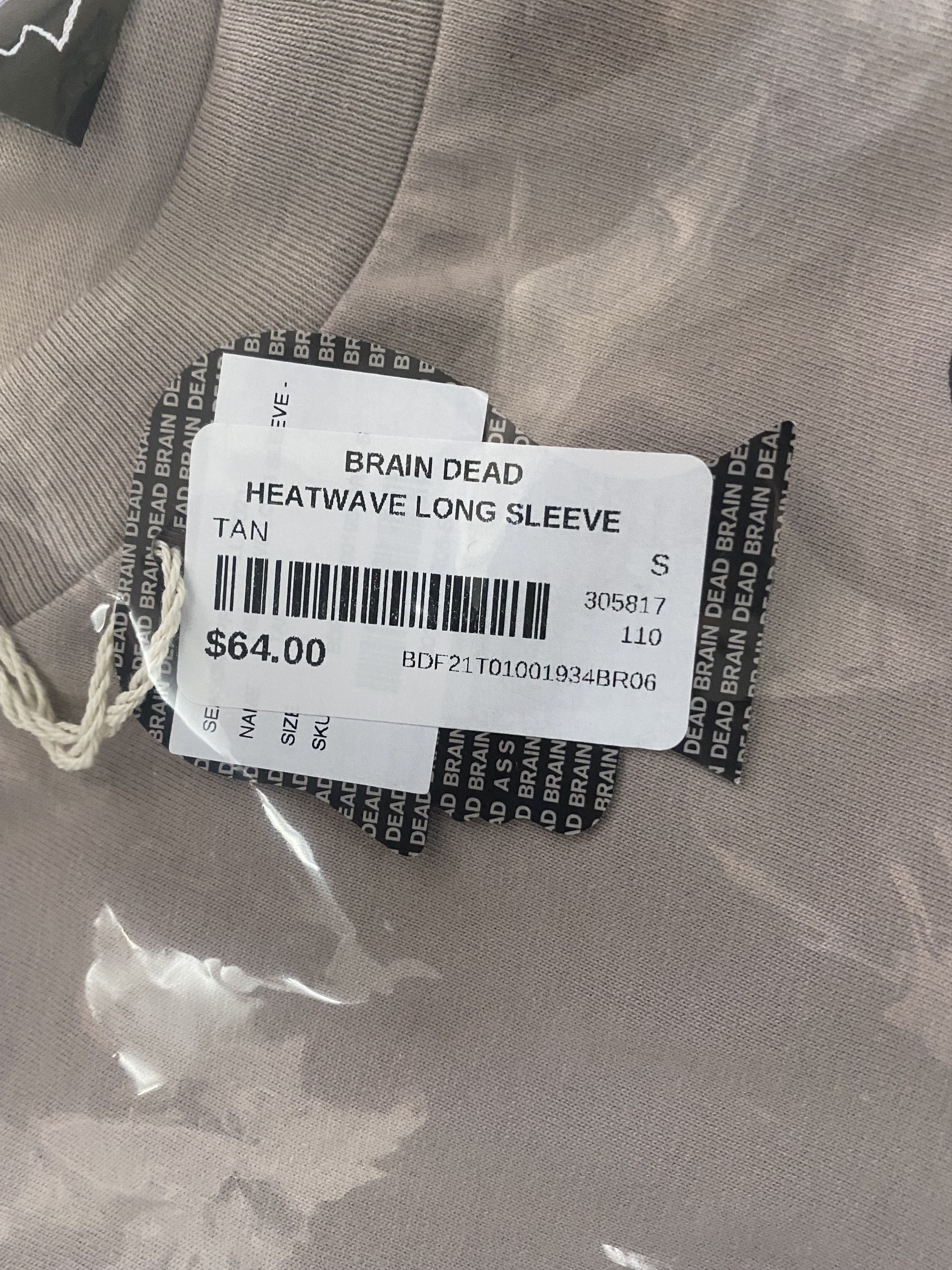 Brain Dead Heatwave L/S T-Shirt - Small Size US S / EU 44-46 / 1 - 7 Thumbnail