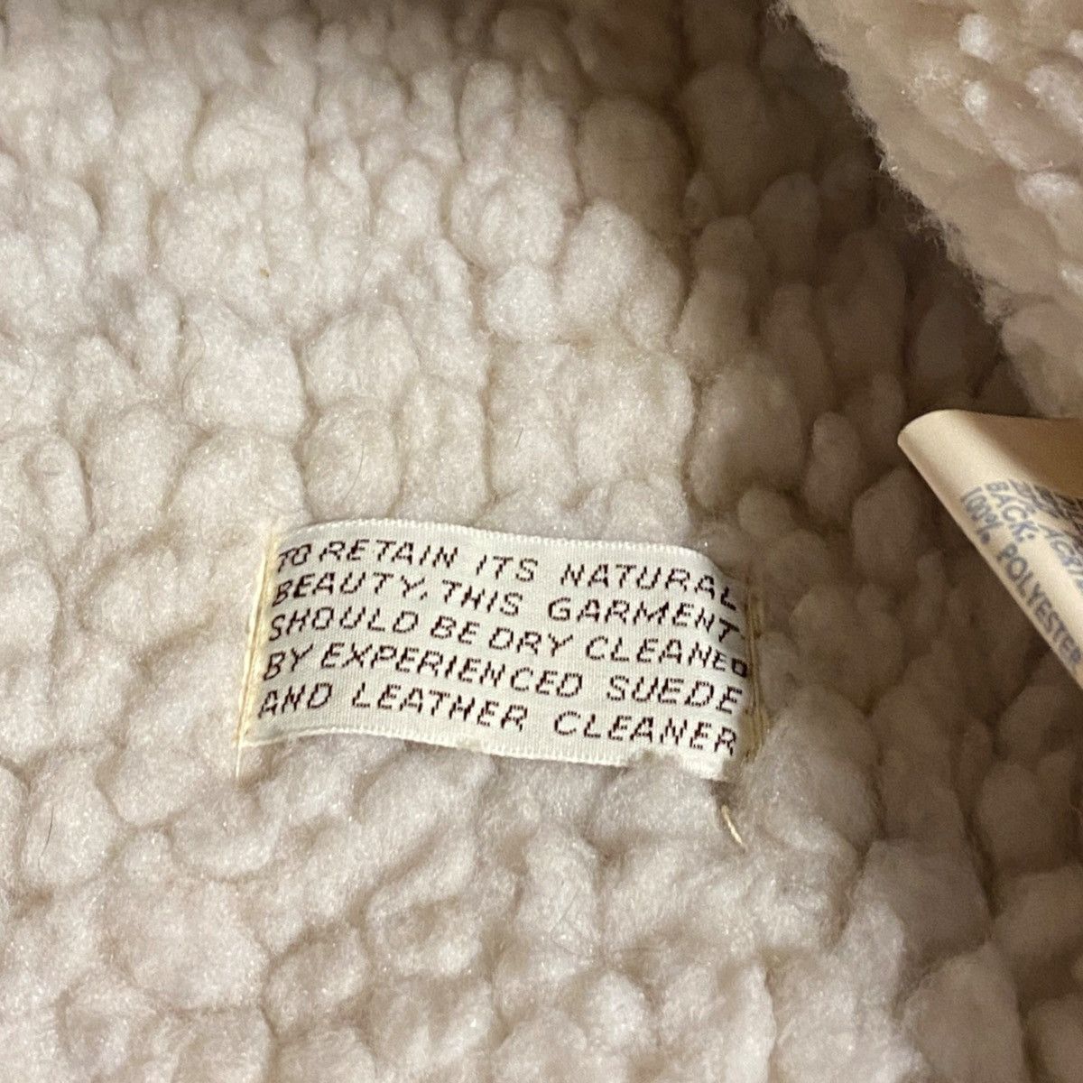 Levi's × Vintage 70s Levi’s Sherpa Lined Vest Suede Short Horn Size US XL / EU 56 / 4 - 5 Thumbnail