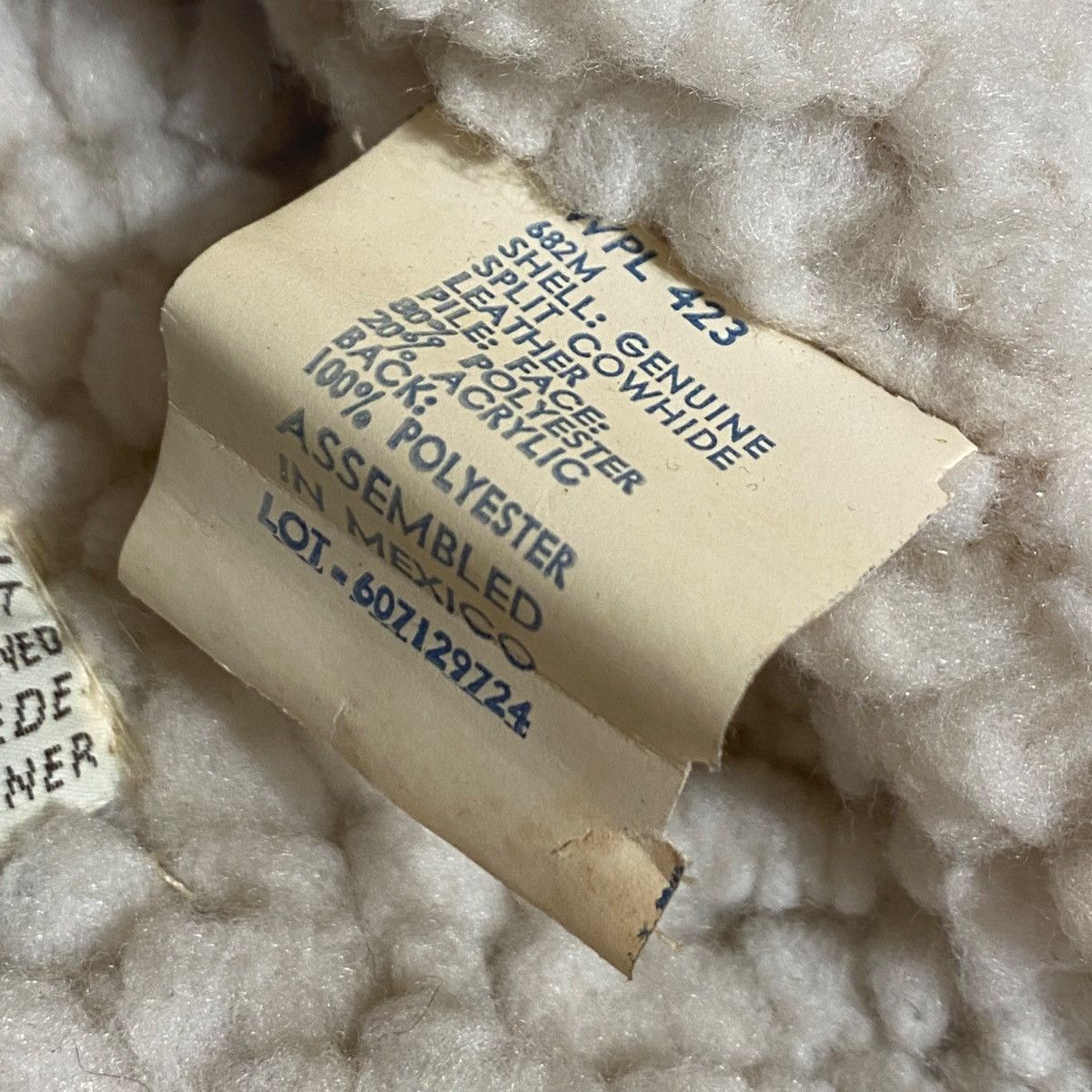 Levi's × Vintage 70s Levi’s Sherpa Lined Vest Suede Short Horn Size US XL / EU 56 / 4 - 6 Thumbnail