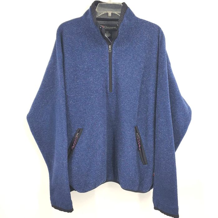 Unlisted Outersport OT 2000 Quarter Zip Fleece Layer Jacket Blue L