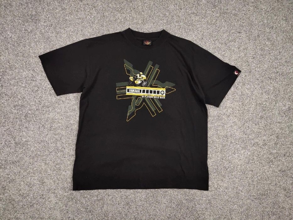 Yamaha Vintage Yamaha Kenny Roberts Race Motorcycle T shirt Size US XL / EU 56 / 4 - 6 Thumbnail