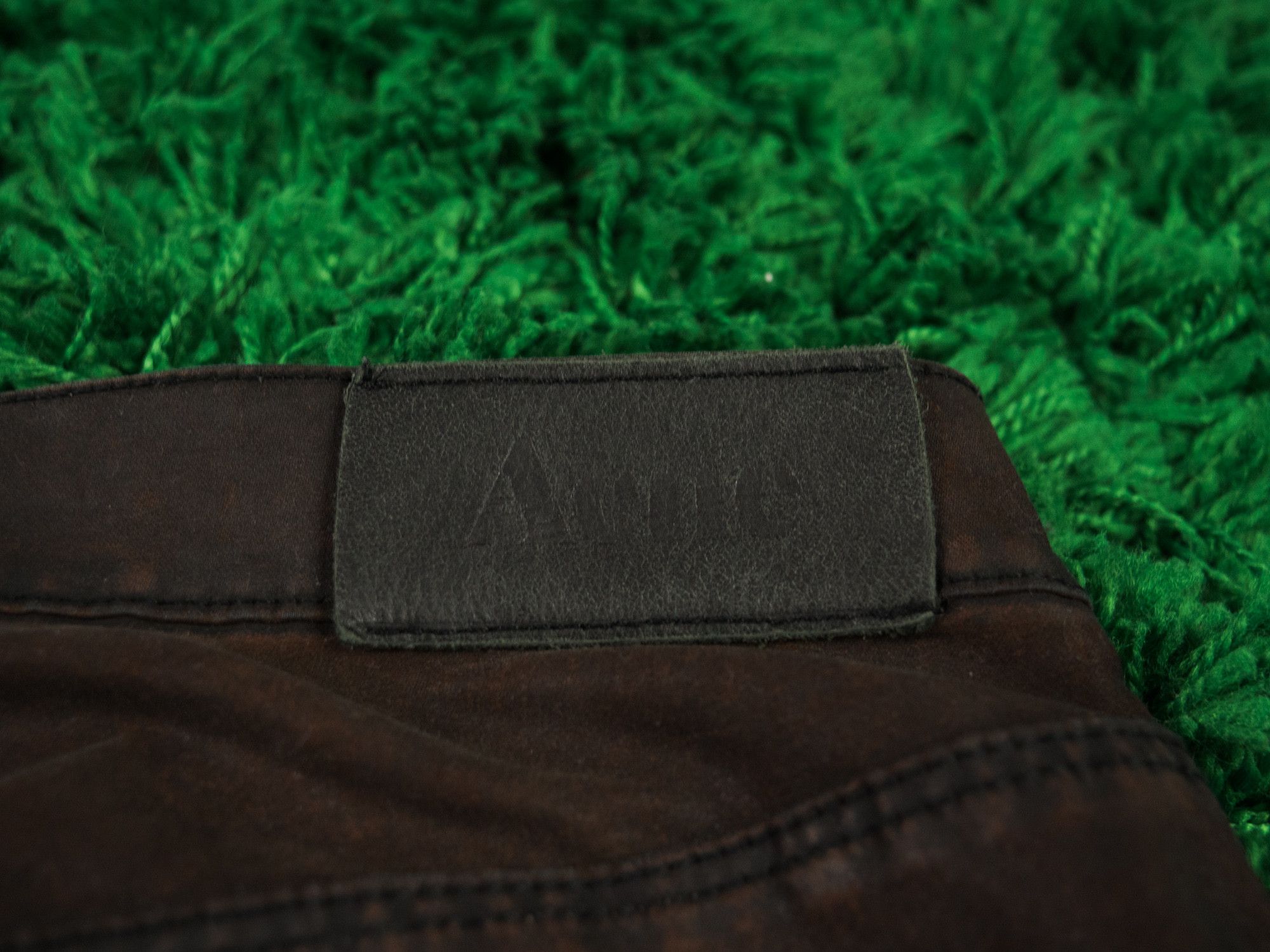Acne Studios ACNE OPIUM y2k MAX BUTCHER Denim Jeans leaher suede washed Size US 29 - 13 Thumbnail